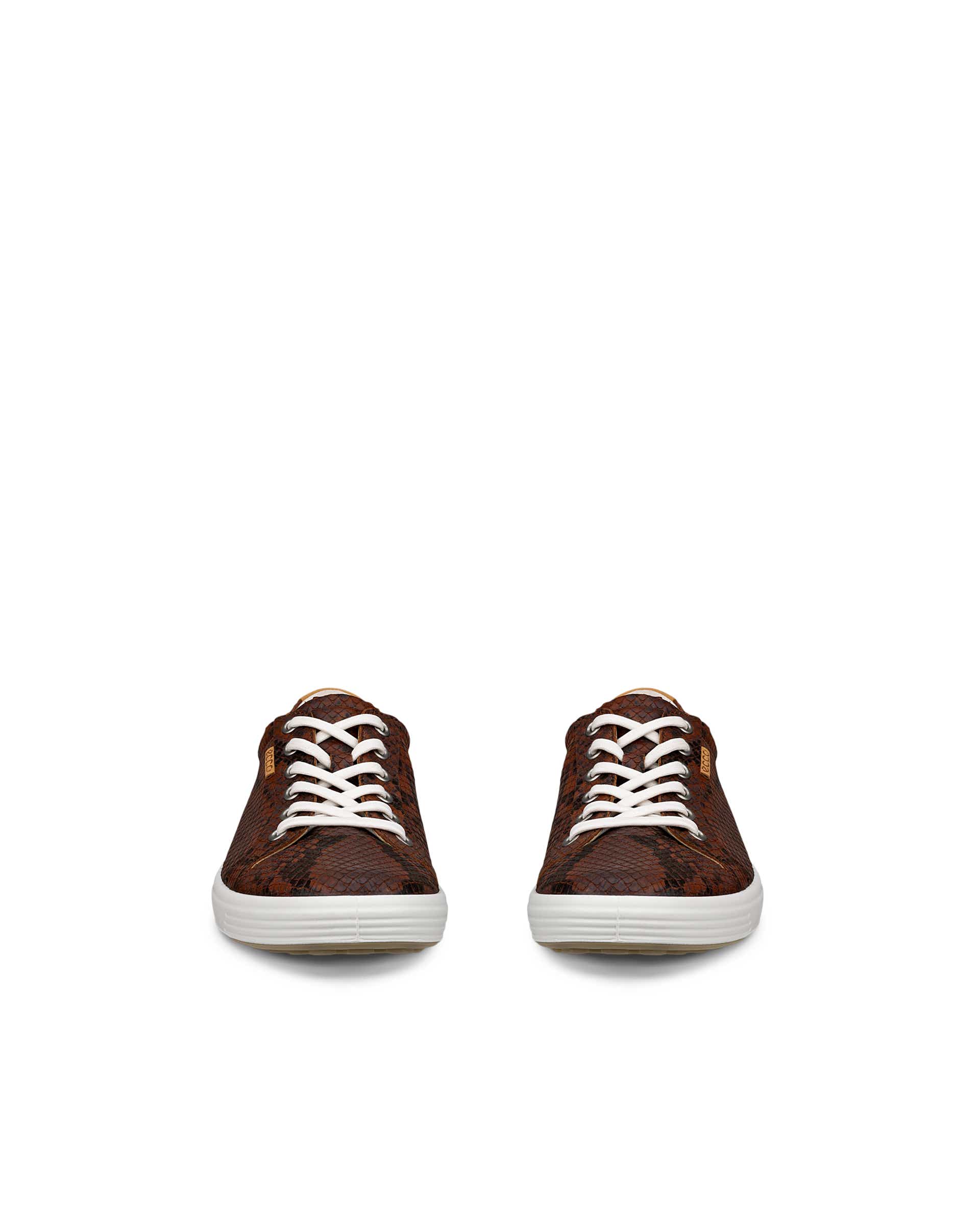ECCO SOFT 7 W SHOE LACE UP - Brown - Front pair