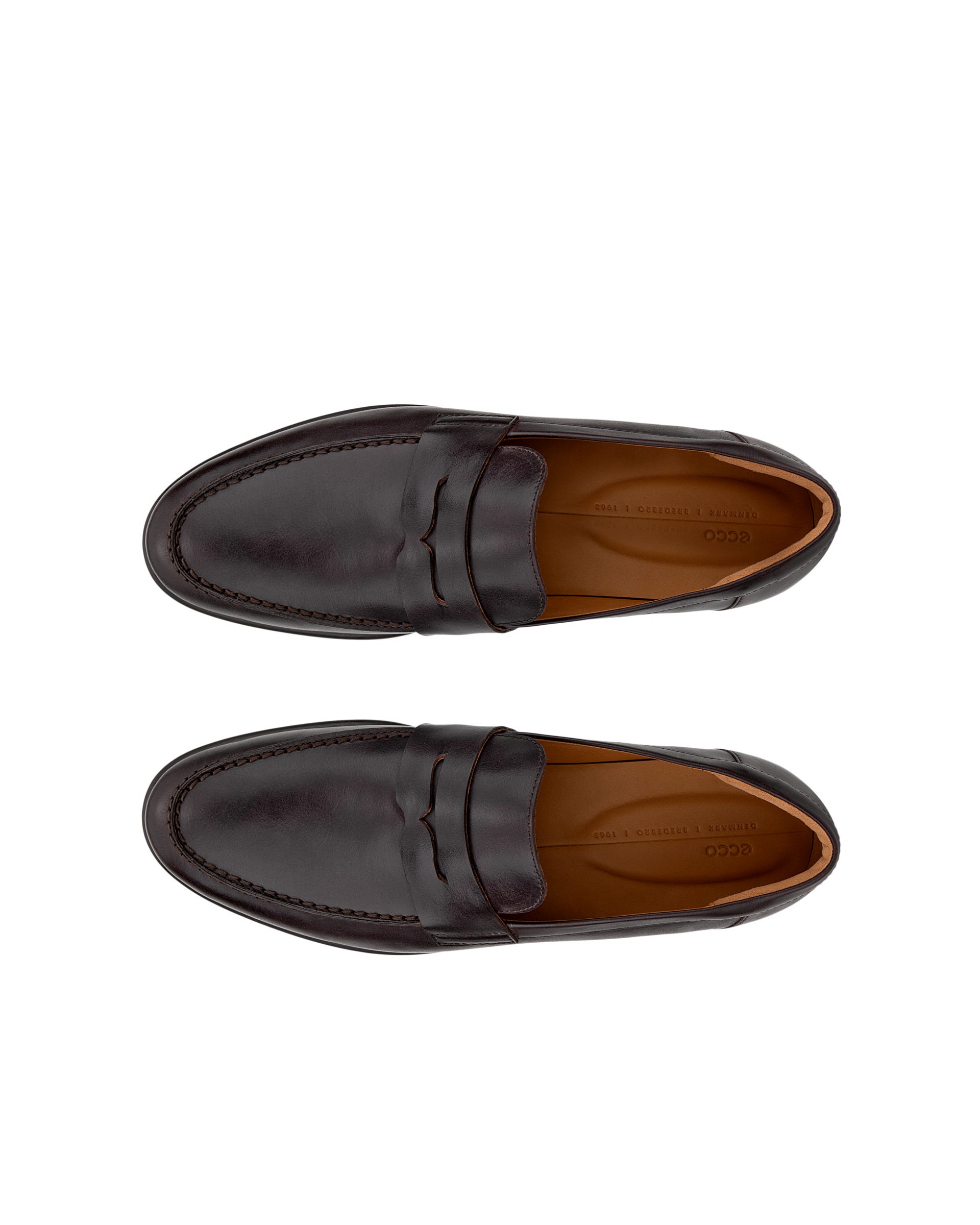 ECCO® METROPOLE VERONA mokkasiner i læder til herrer - Brun - Top left pair