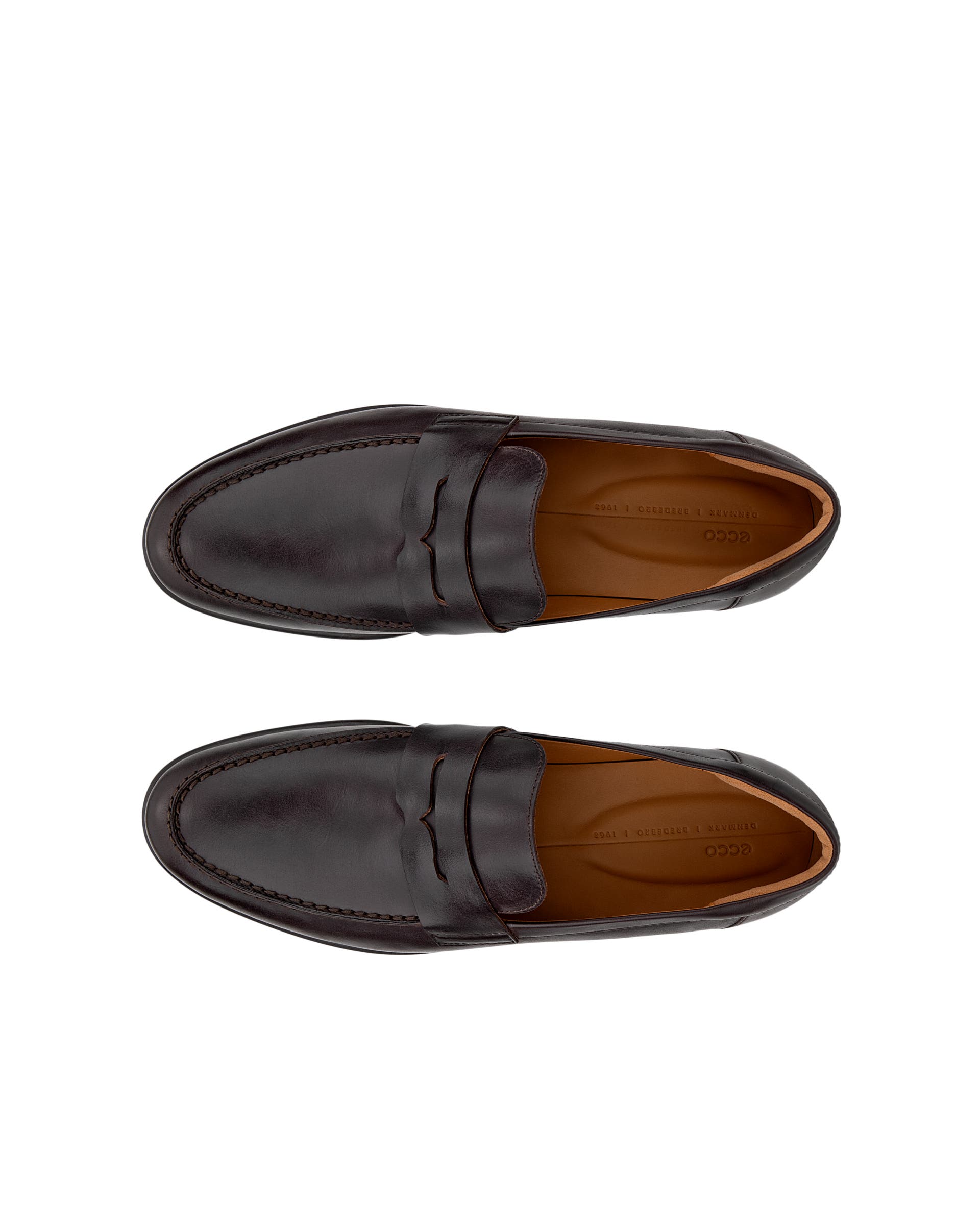 ECCO® METROPOLE VERONA mokkasiner i læder til herrer - Brun - Top left pair