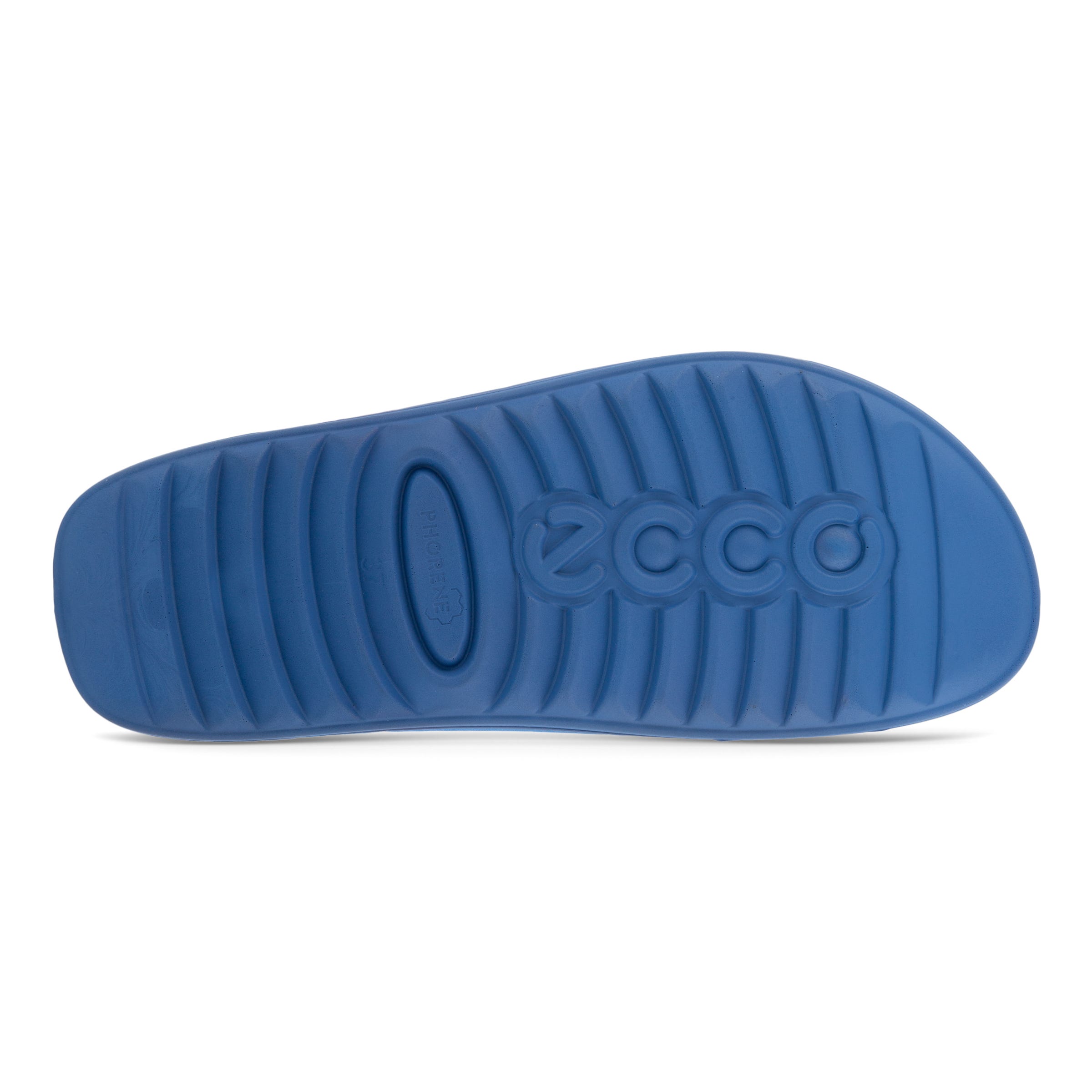 ECCO Cozmo Women's 2-strap Slide Sandal - Blue - Sole