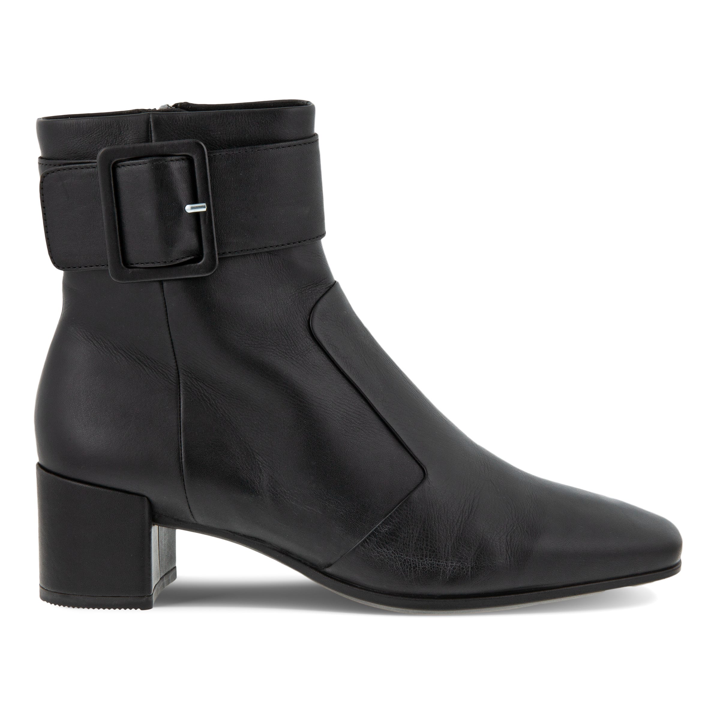 ECCO Shape 35 Squared Women's Buckle Ankle Boot - Black - Outside