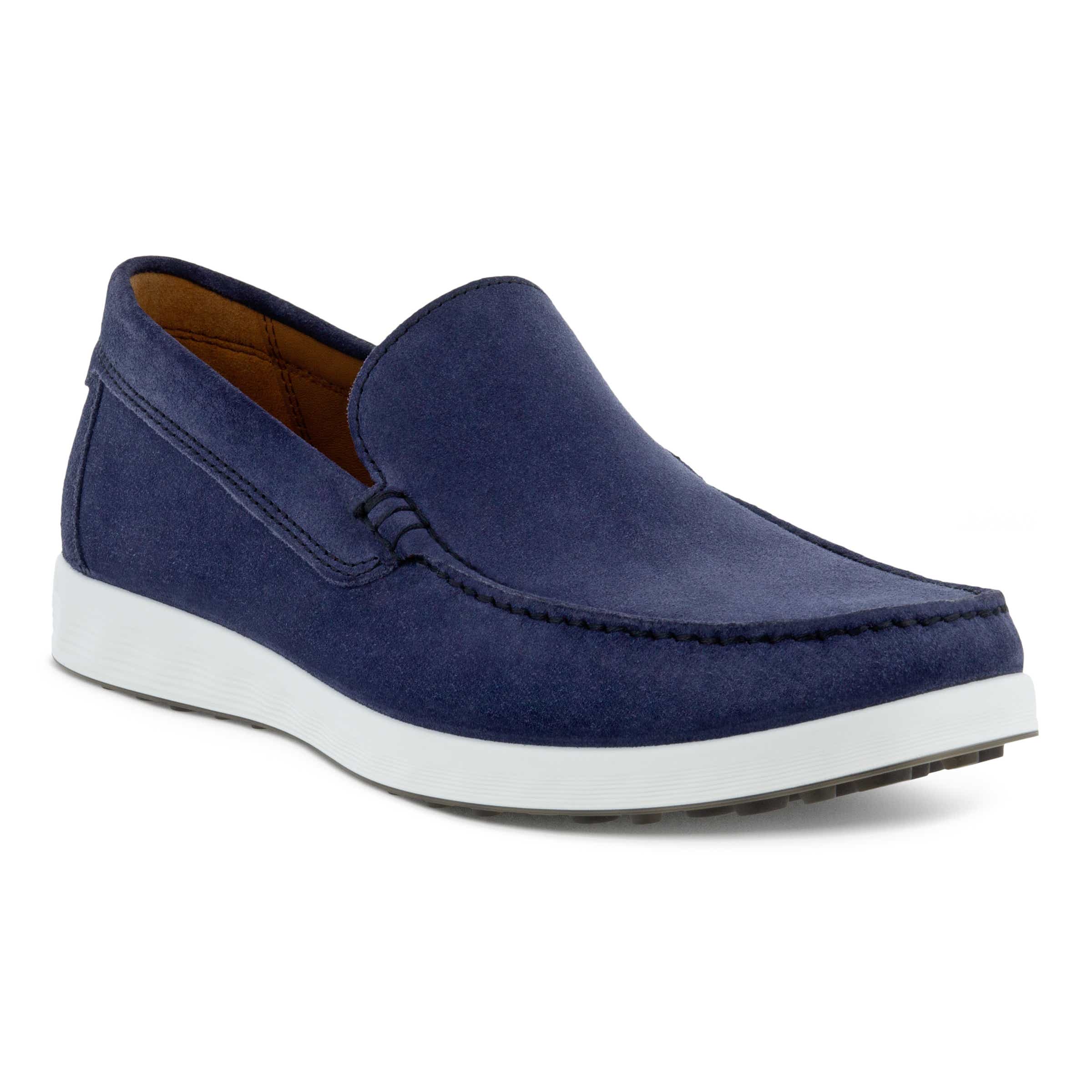 ECCO S. Lite Moc メンズ スエードモカシン - ブルー - Main