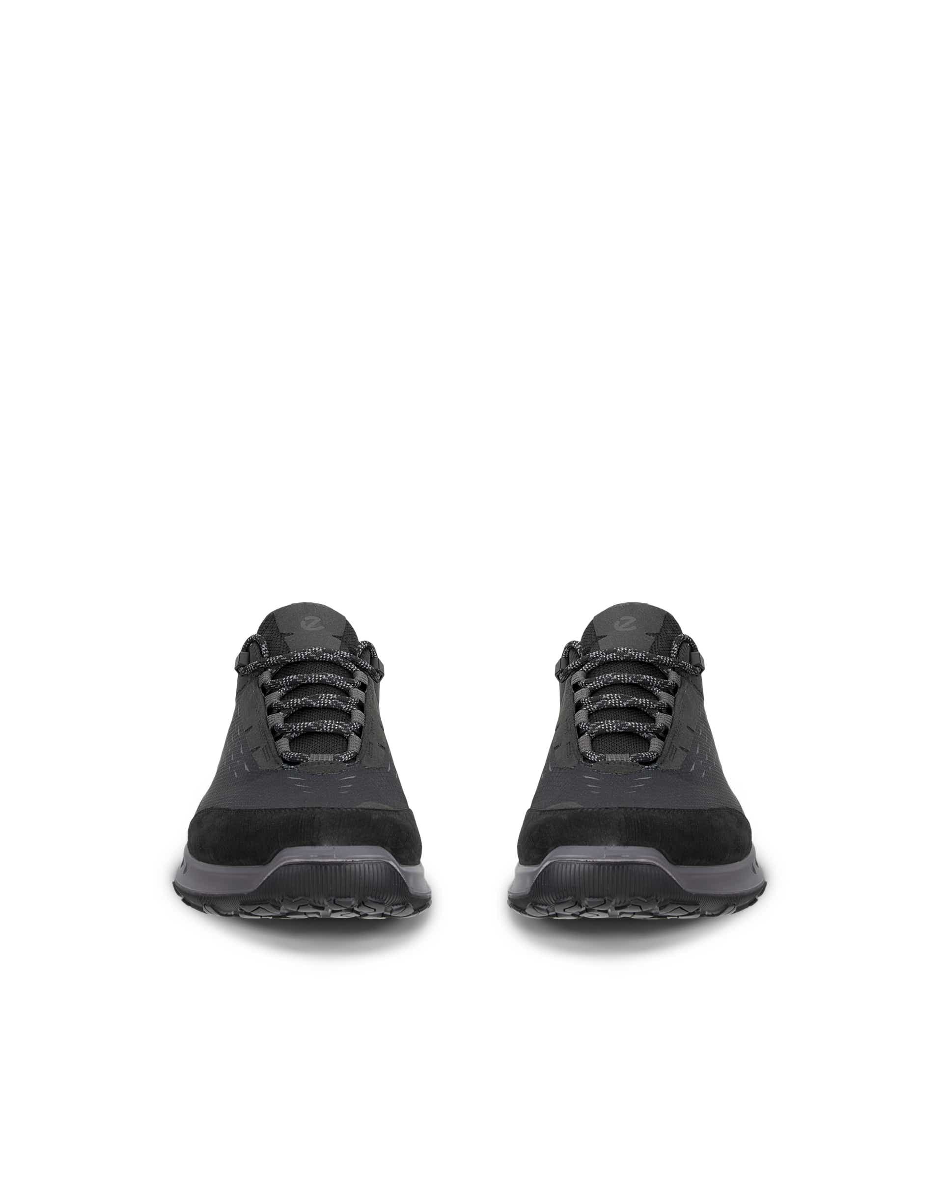 ECCO® ULT-TRN heren outdoorsneaker van textiel - Zwart - Front pair