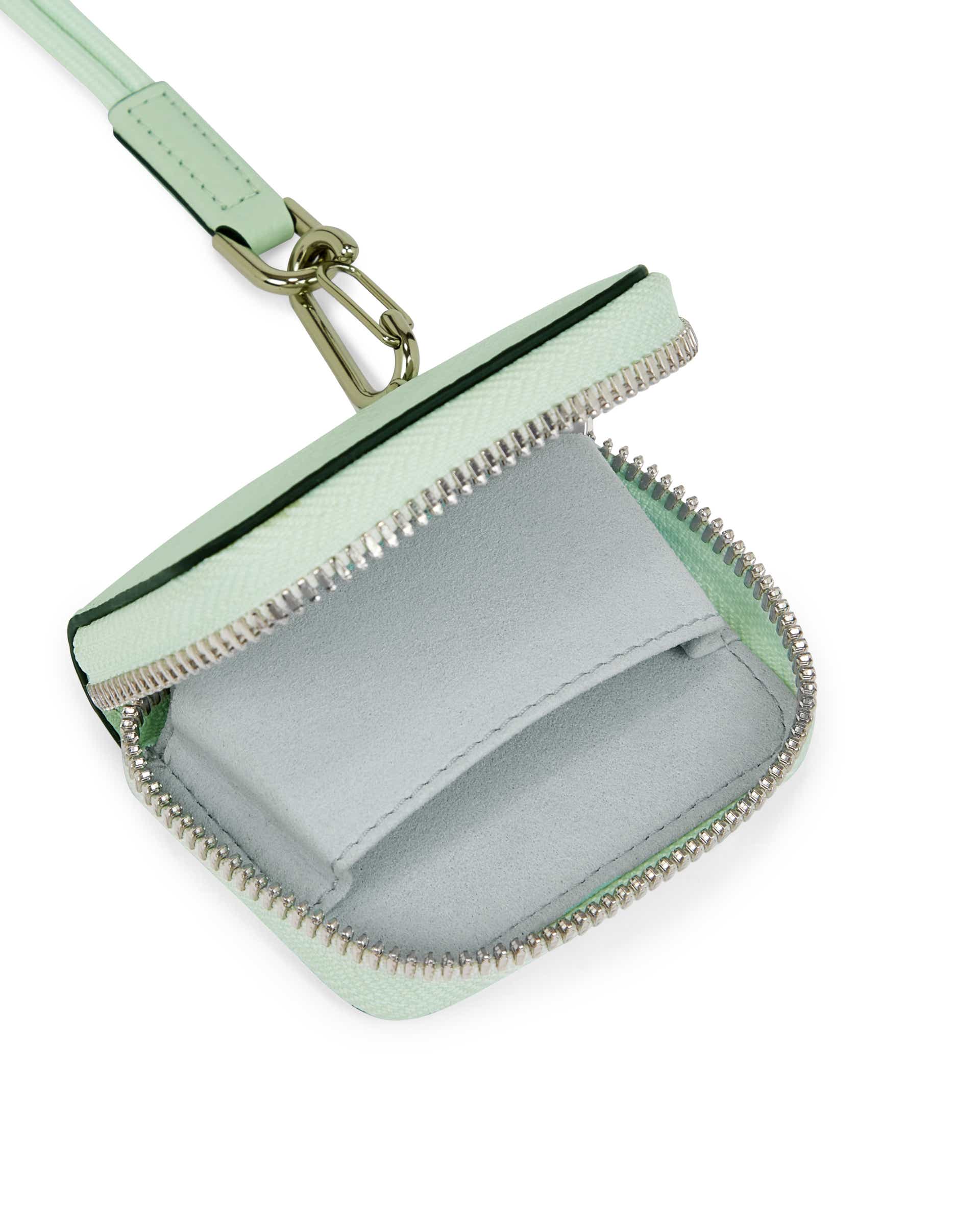 ECCO Pod Case Pro Pebbled レザーAirpodケース - グリーン - Inside
