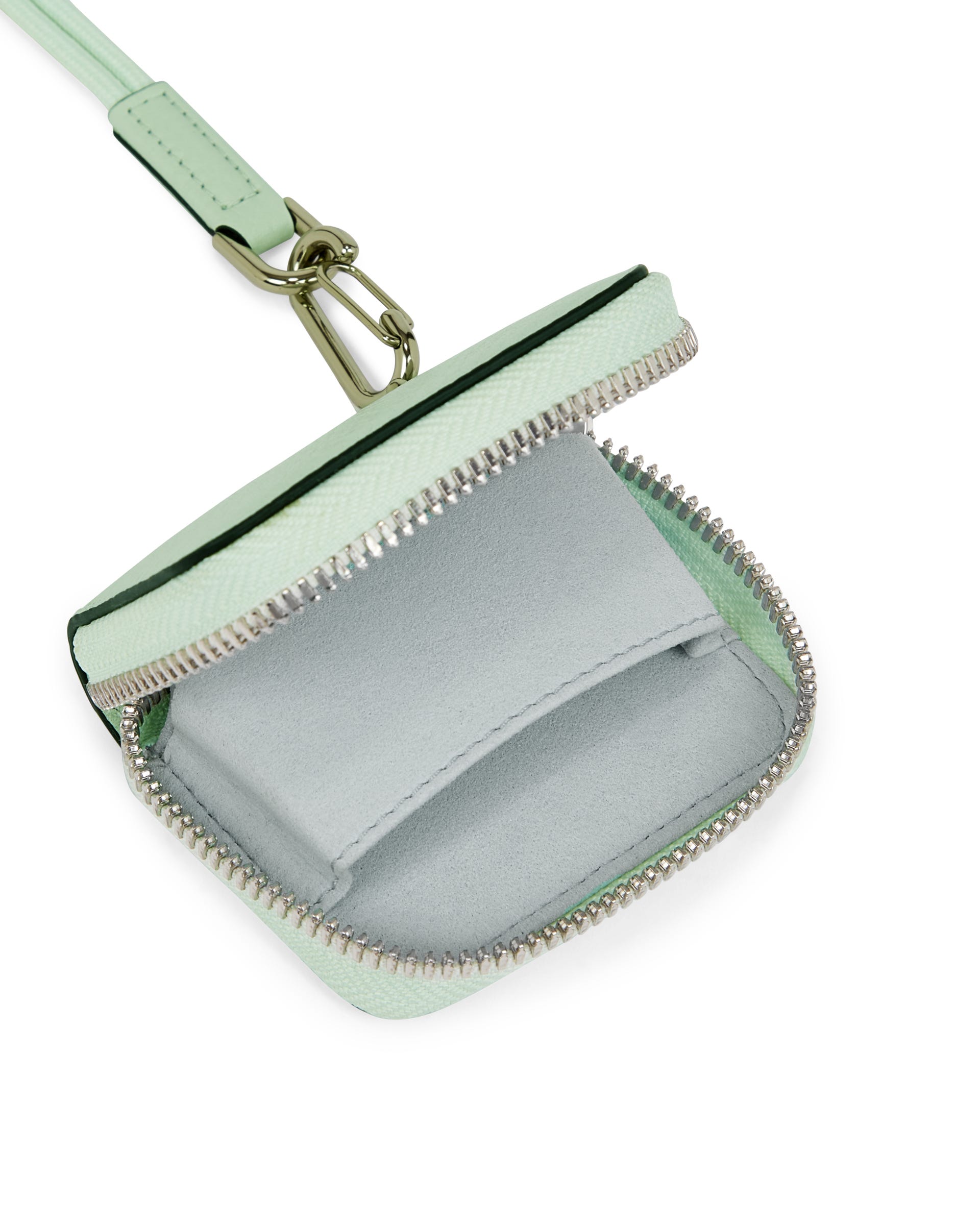 ECCO Pod Case Pro Pebbled レザーAirpodケース - グリーン - Inside