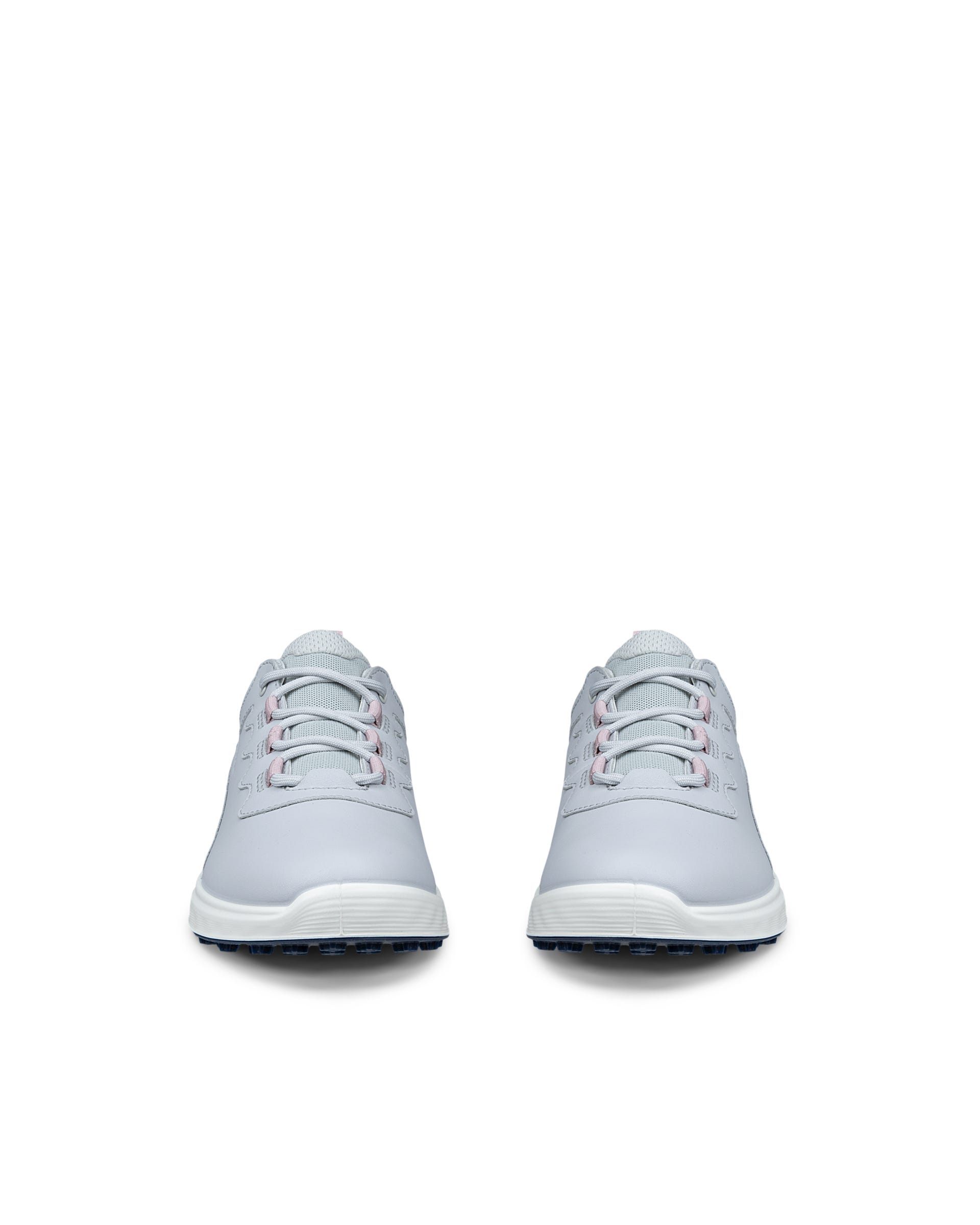 Women's ECCO® Golf S-Casual Leather Waterproof Golf Shoe - Gray - Outside