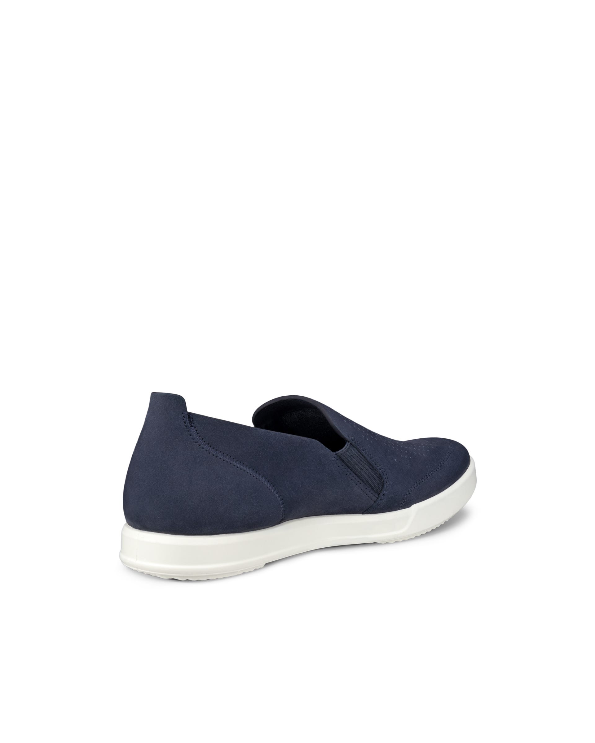 Men's ECCO® Travel Slip-On Shoe - Blue - Back