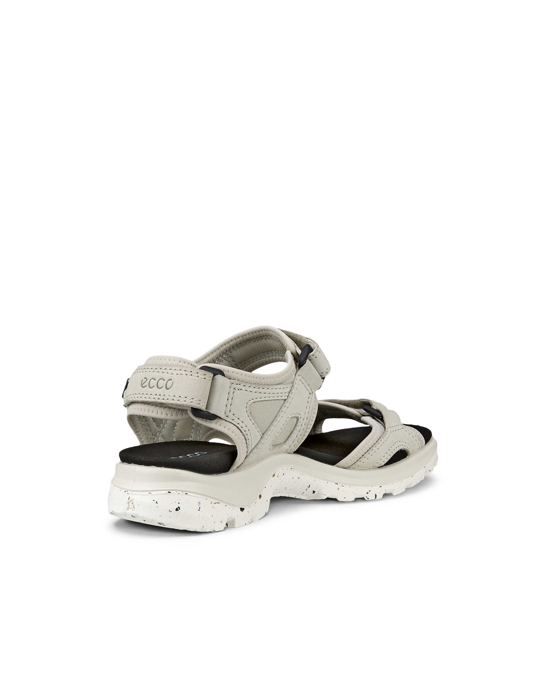 Dámské nubukové outdoorové sandály ECCO® Offroad Yucatan Plus - Šedá - Back