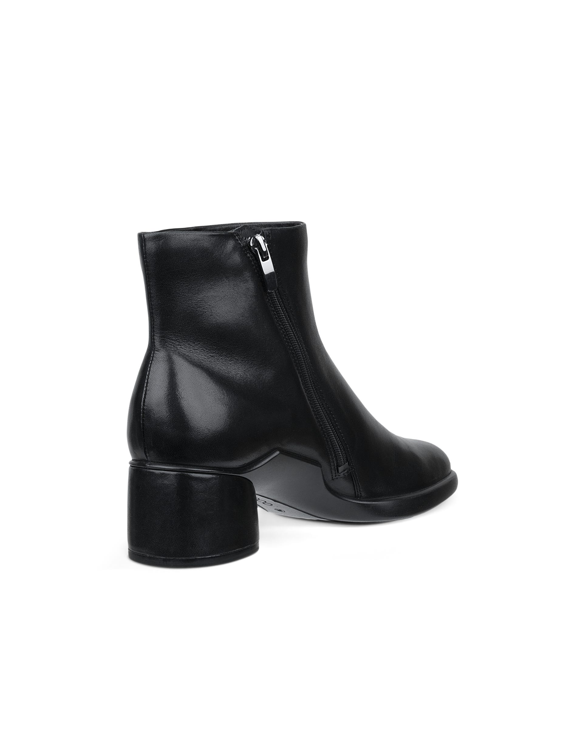 ECCO Sculpted LX 35 ウィメンズ レザーミッドカットブーツ - ブラック - Back