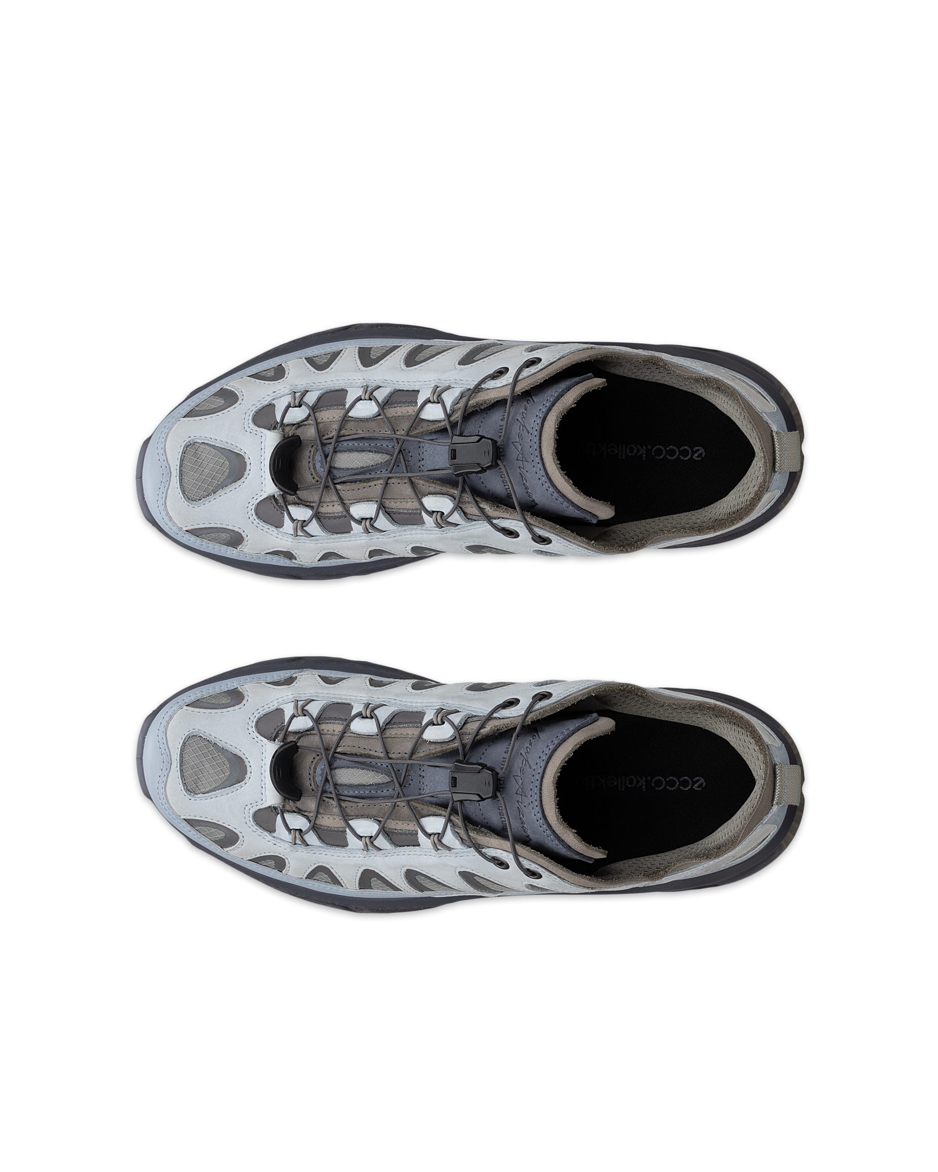ECCO RECEPTOR XP WOMEN ウィメンズ レザーシューズ - ブルー - Outside