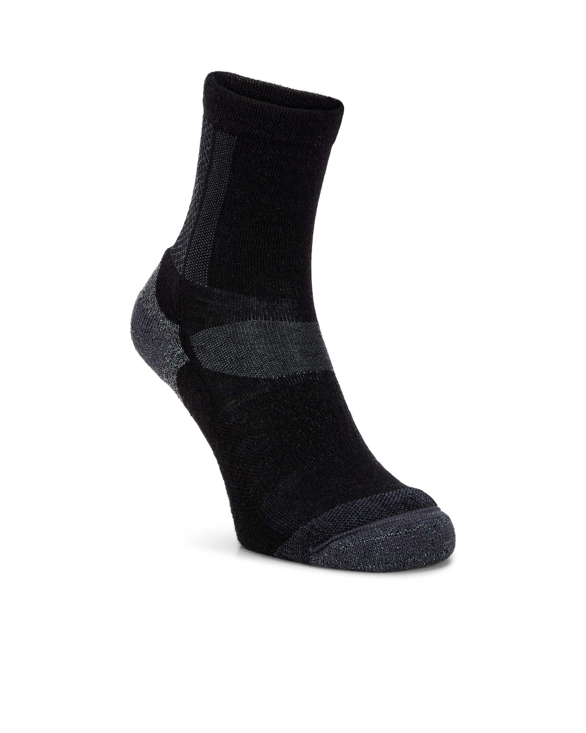 ECCO Outdoor Crew Sock - Black
