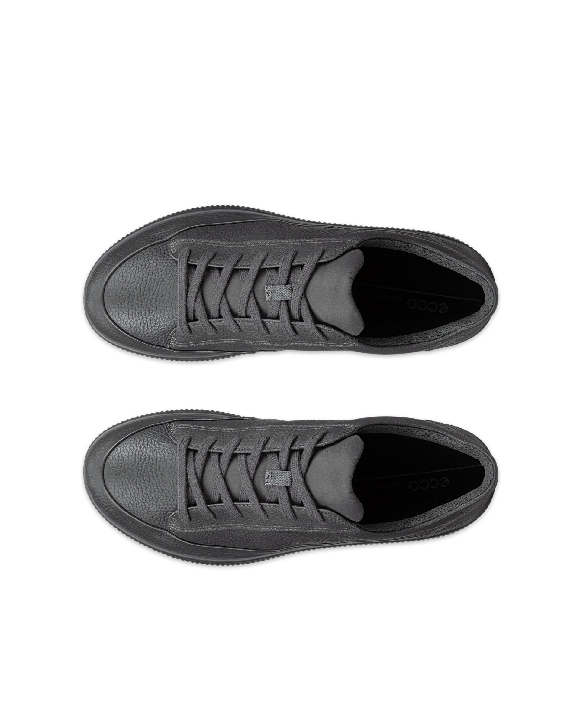 ECCO SOFT ZERO MEN'S SNEAKER - Grey - Top left pair