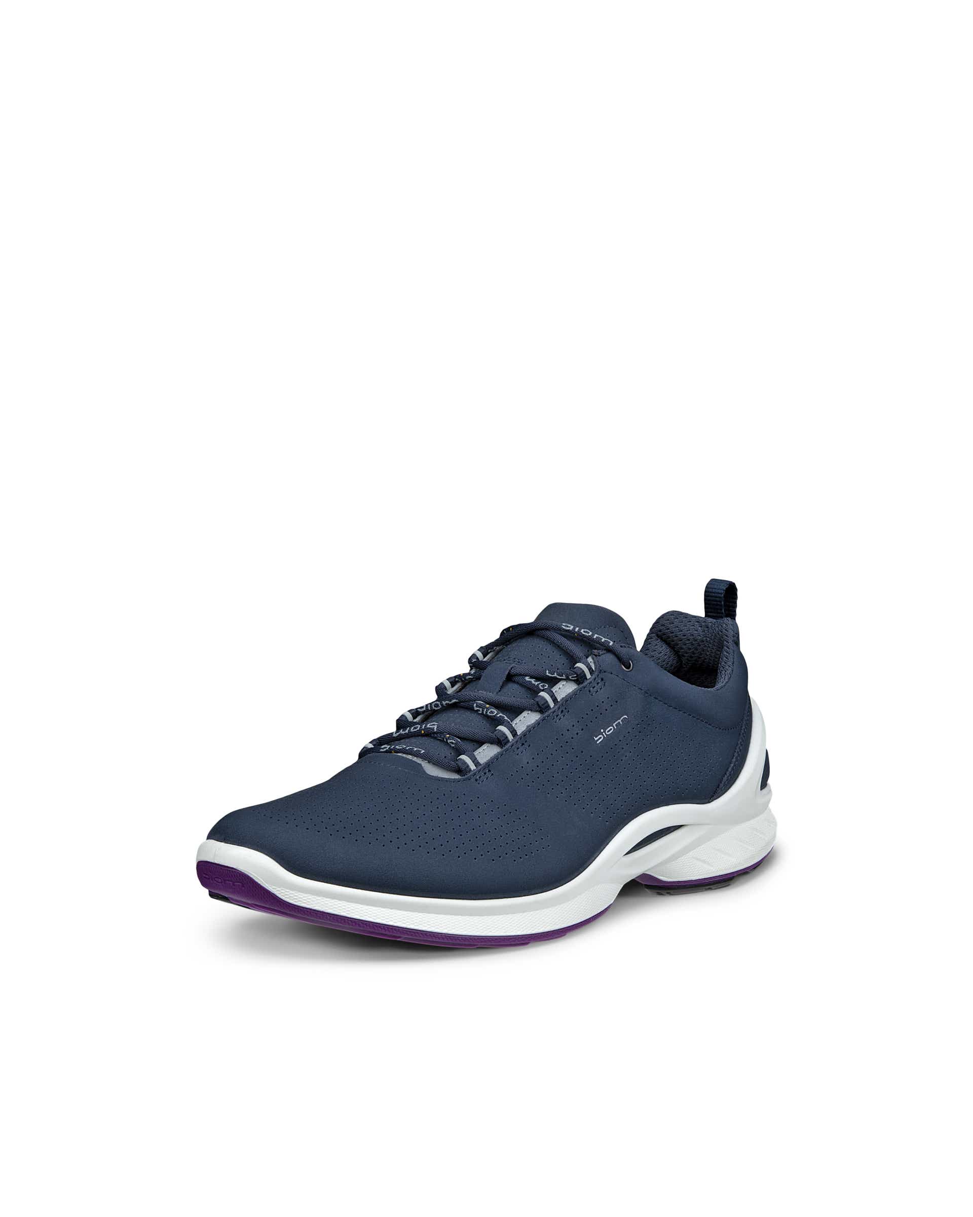 ECCO® BIOM FJUEL sneakers i nubuck til damer - Blå - Main