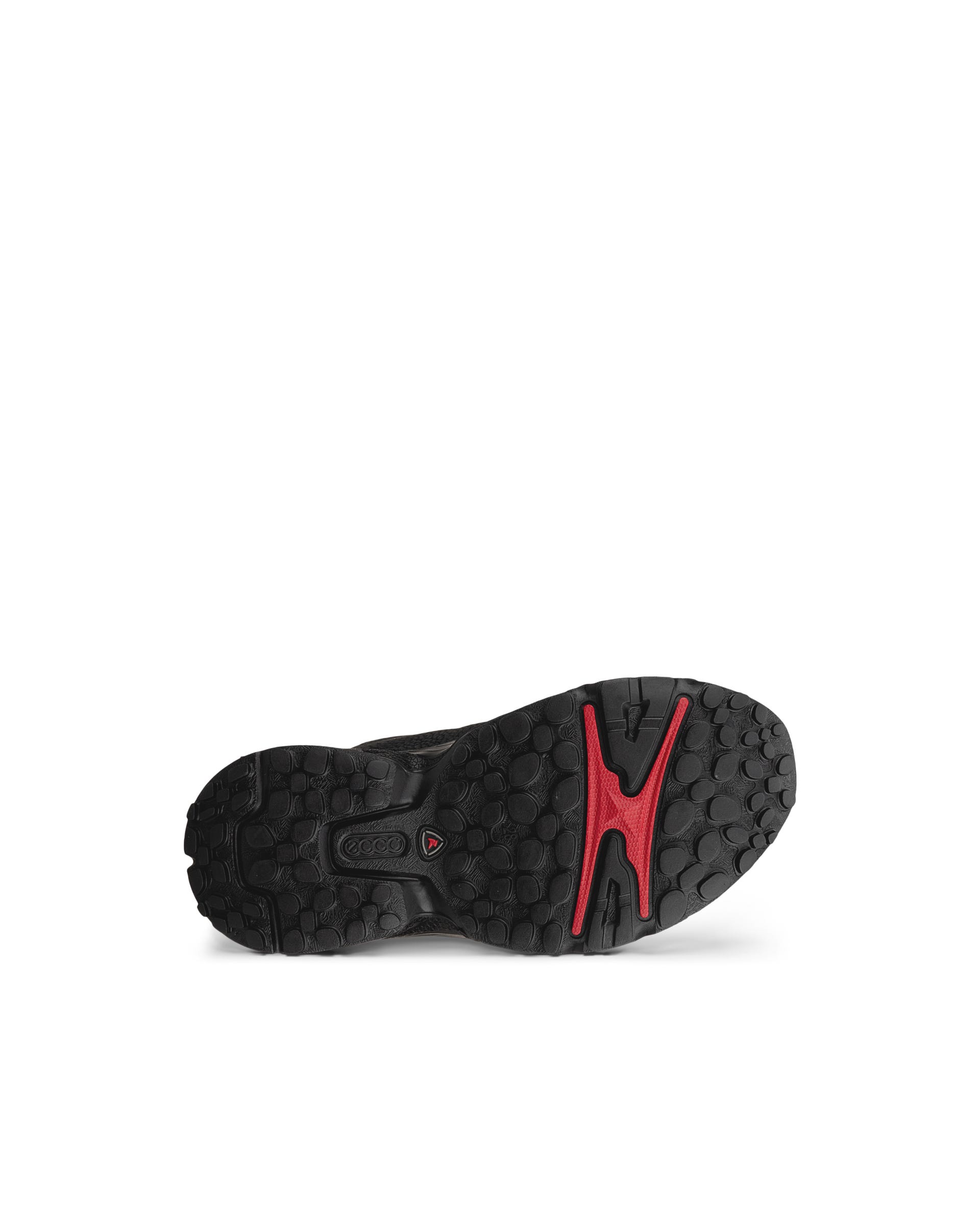 Kids' ECCO® RECEPTOR XP K Nubuck Waterproof Mid-Cut Outdoor Boot - Black - Outside