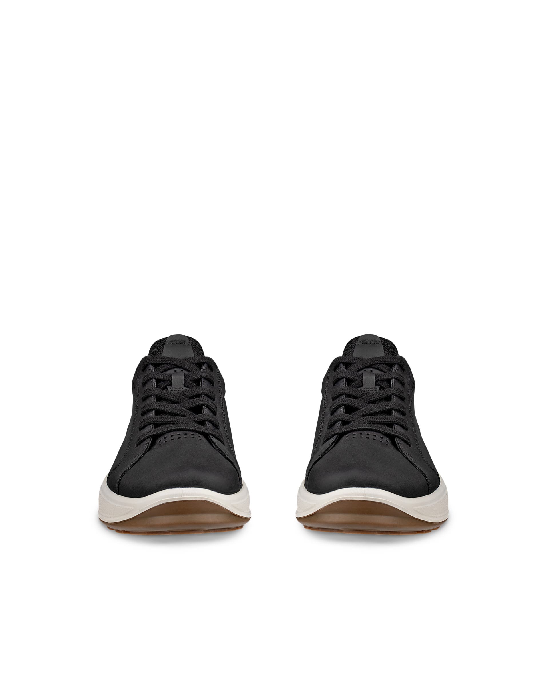 ECCO® Byway 2.0 baskets en nubuck pour homme - Noir - Front pair