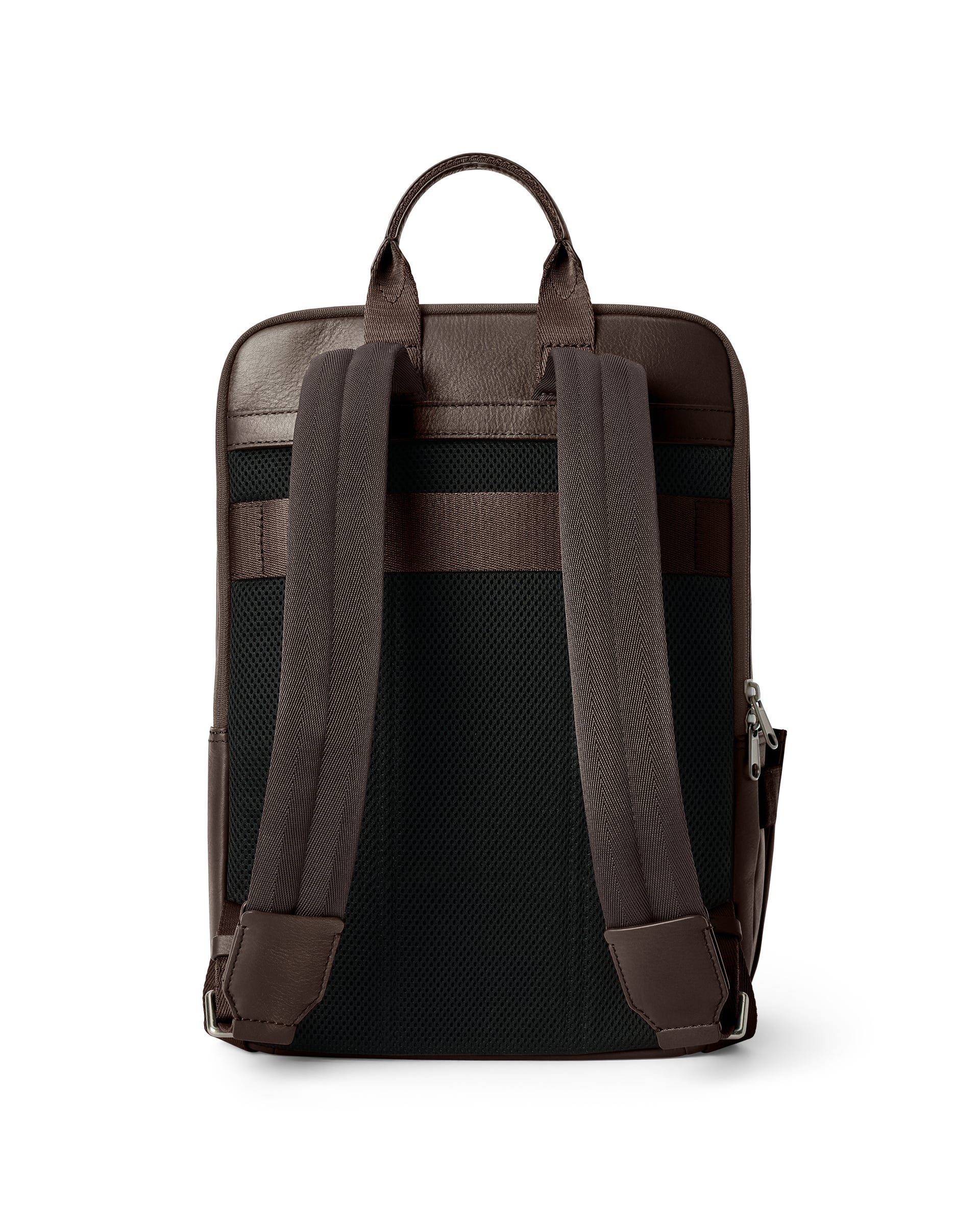 ECCO® LOAD BACKPACK Herren Quadratischer Rucksack aus Leder - Braun - Main