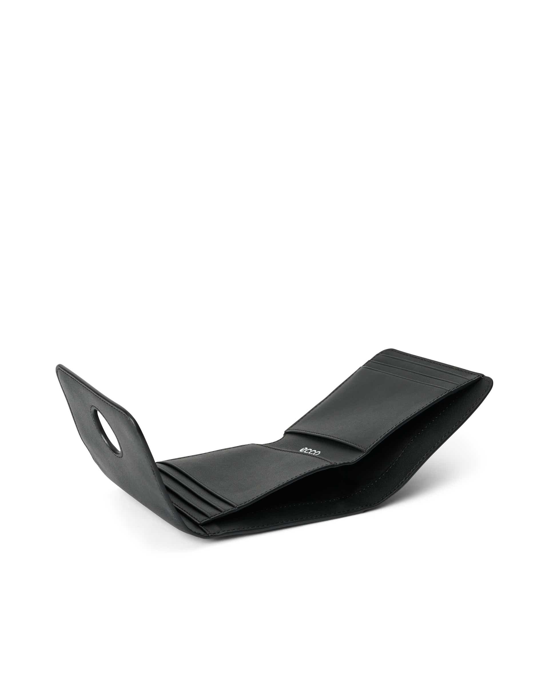 Skórzany portfel ECCO® Wallet - Czarny - Inside
