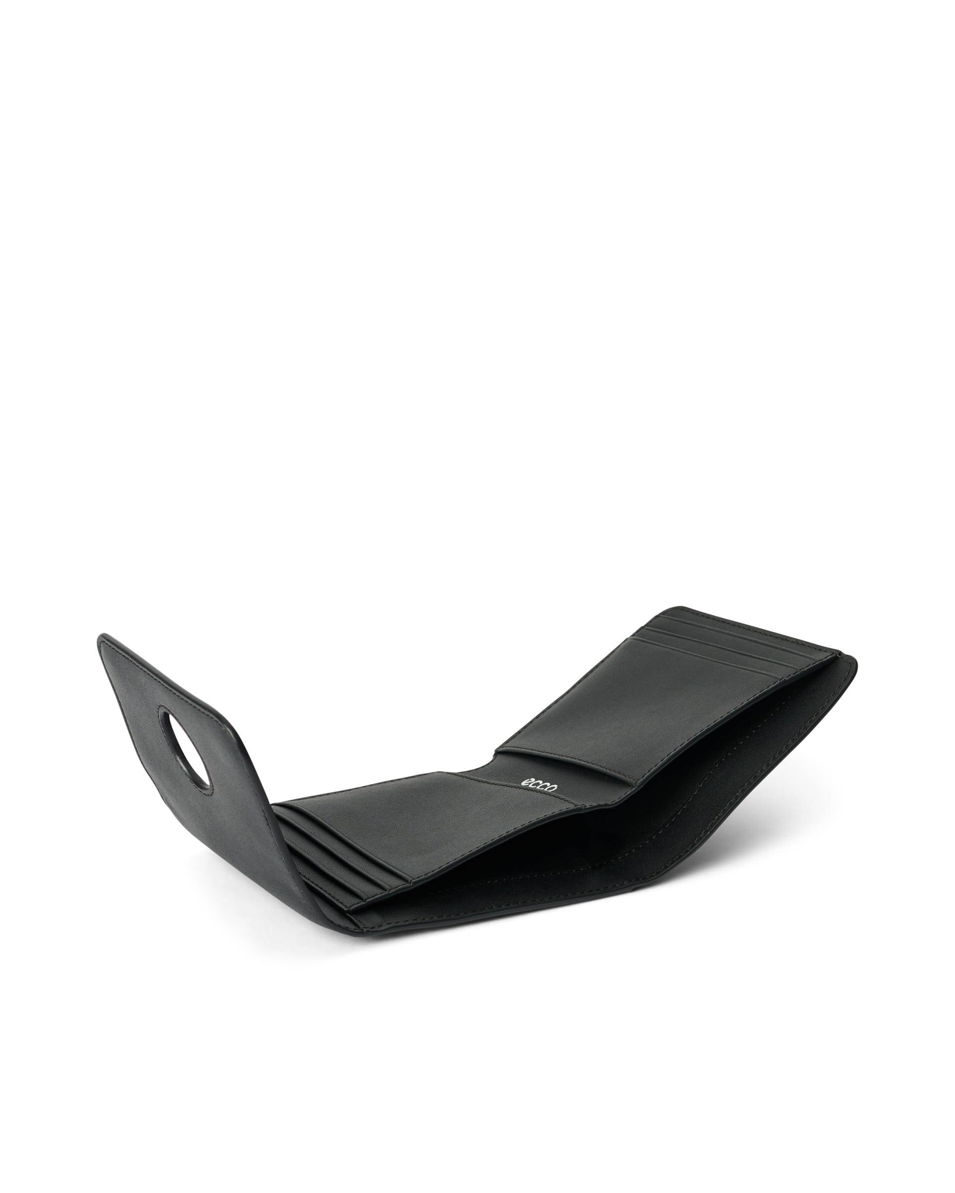 Skórzany portfel ECCO® Wallet - Czarny - Inside