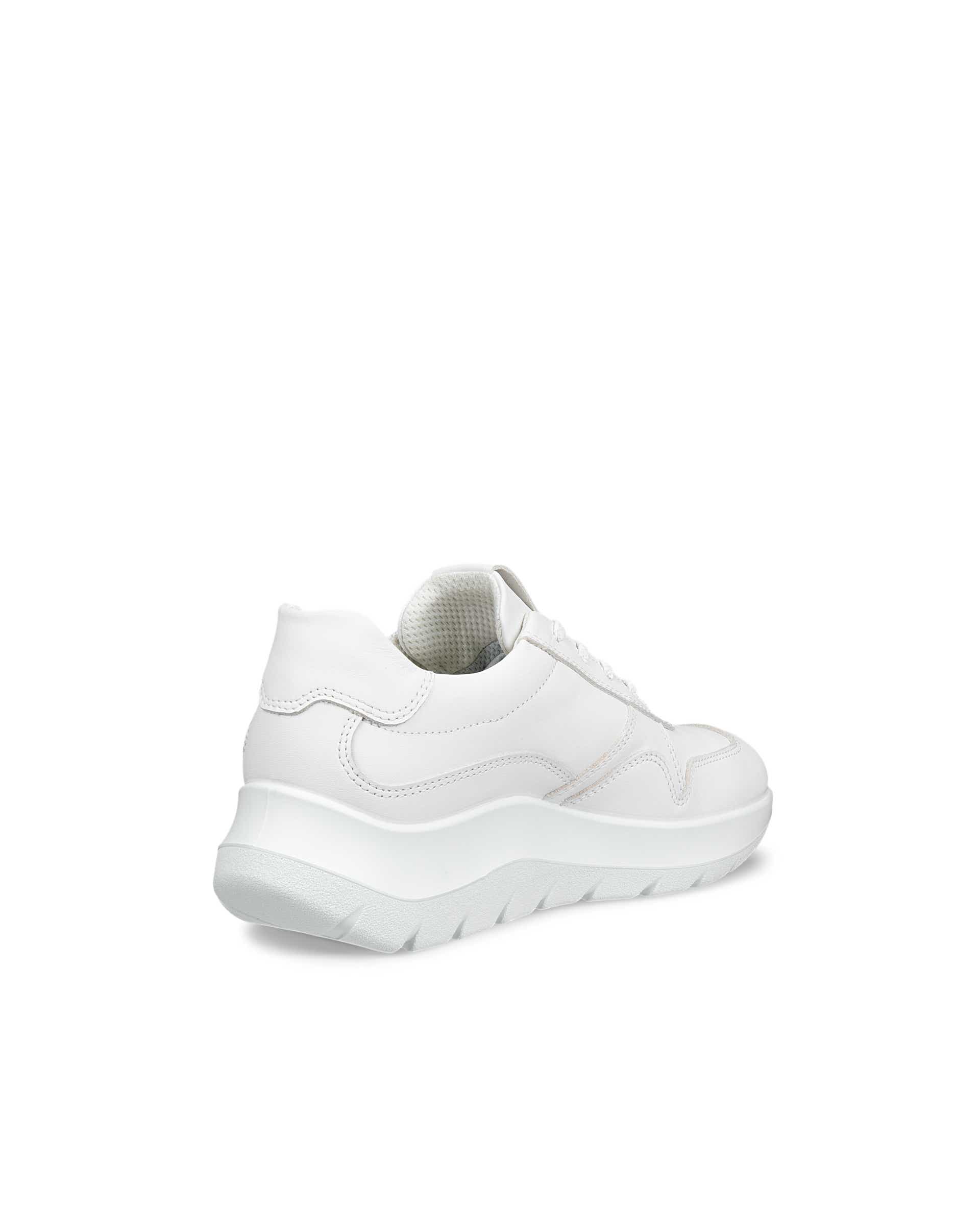 ECCO® VALERIE sneakers i læder til damer - Hvid - Back