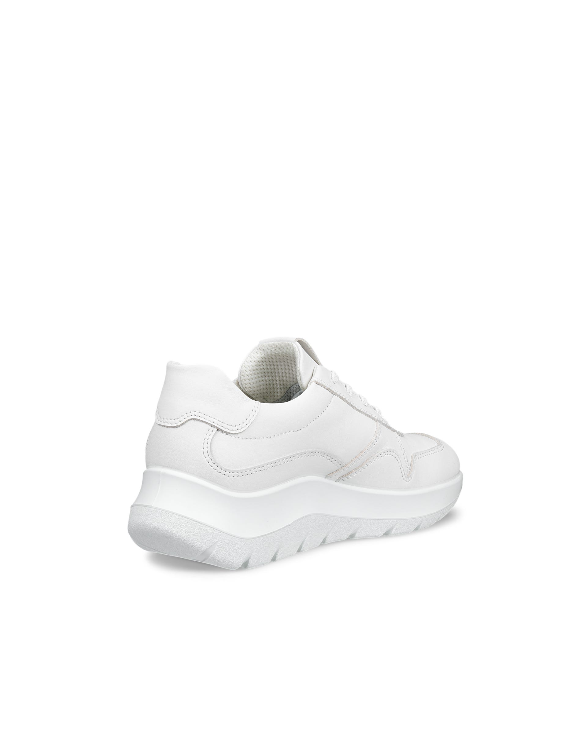 ECCO® VALERIE sneakers i læder til damer - Hvid - Back