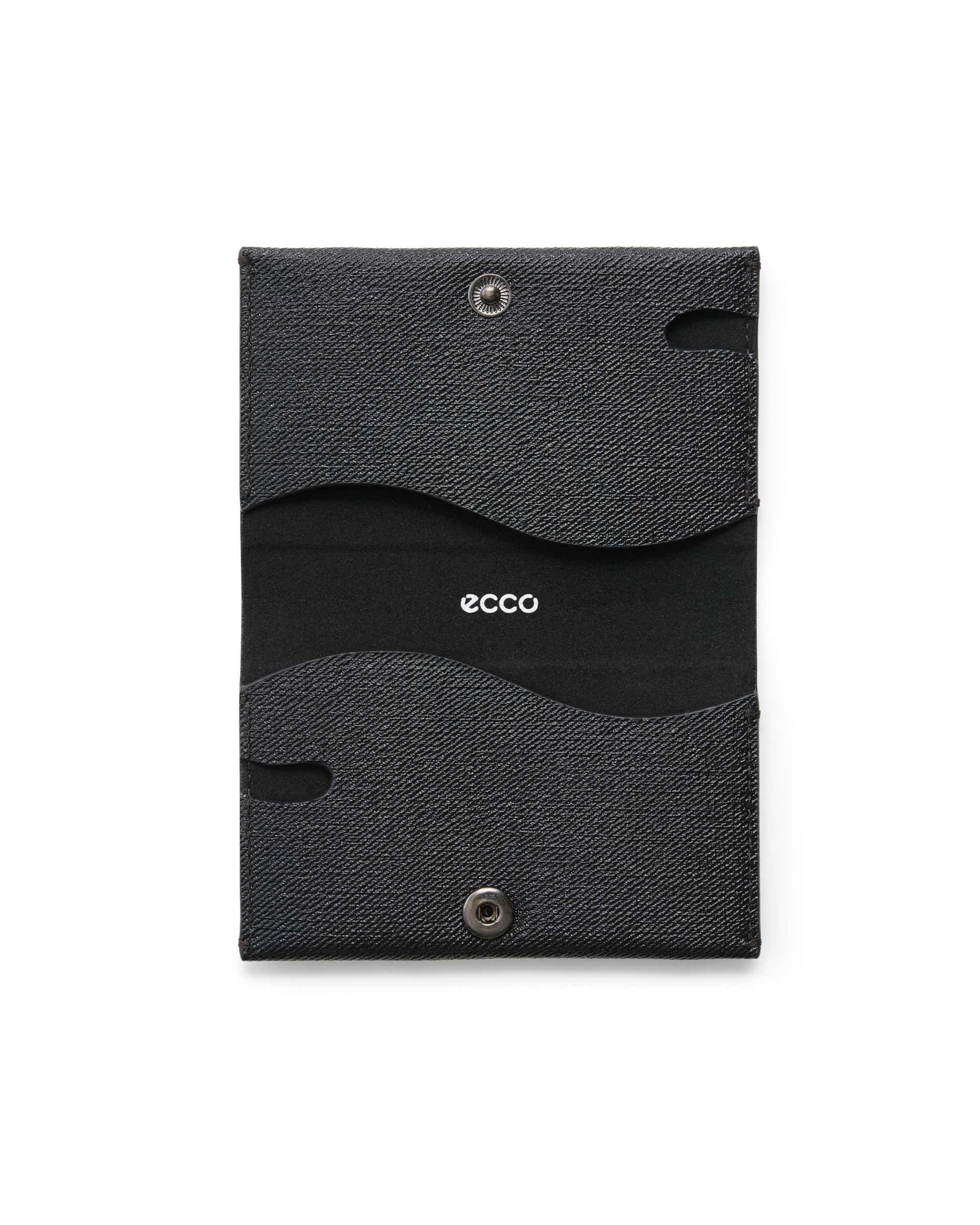 ECCO Business Card Purse レザーカードケース - ブラック - Birdeye