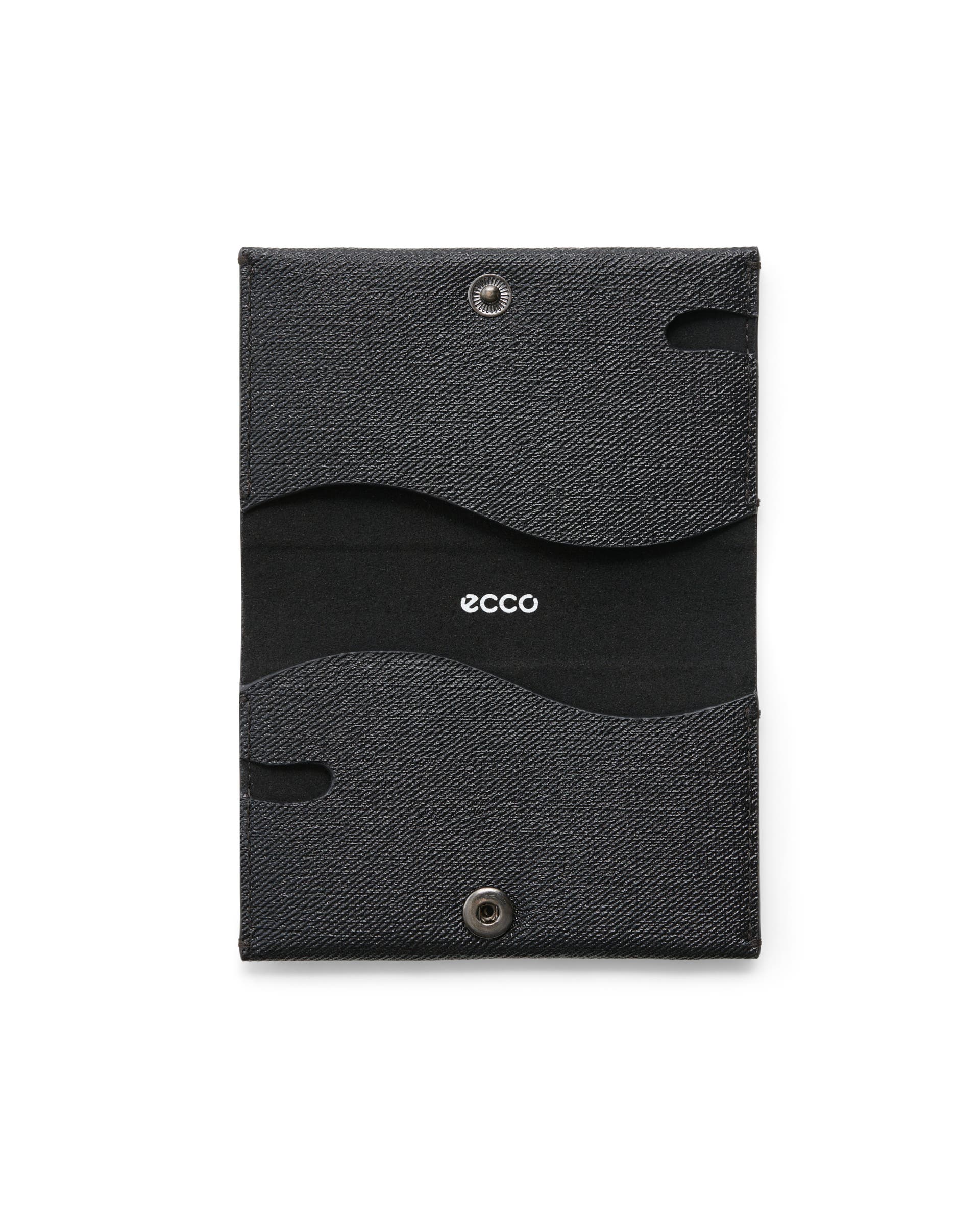 ECCO Business Card Purse レザーカードケース - ブラック - Birdeye