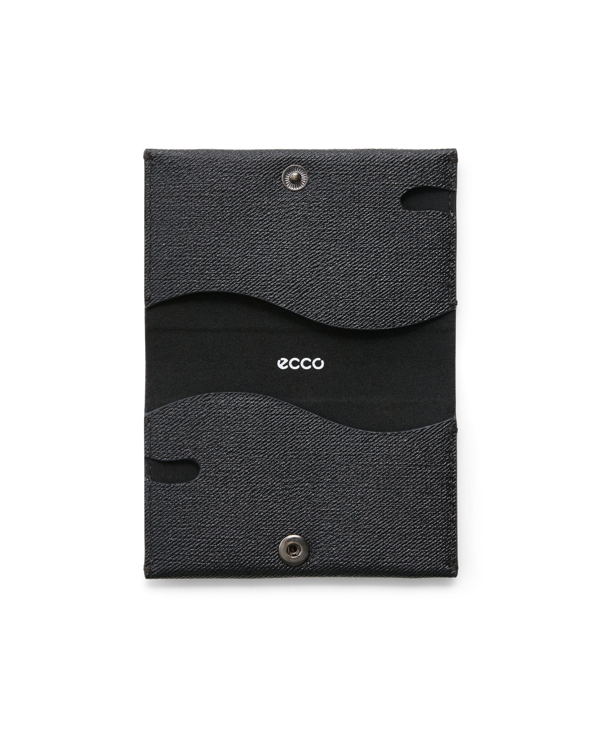 ECCO Business Card Purse レザーカードケース - ブラック - Birdeye
