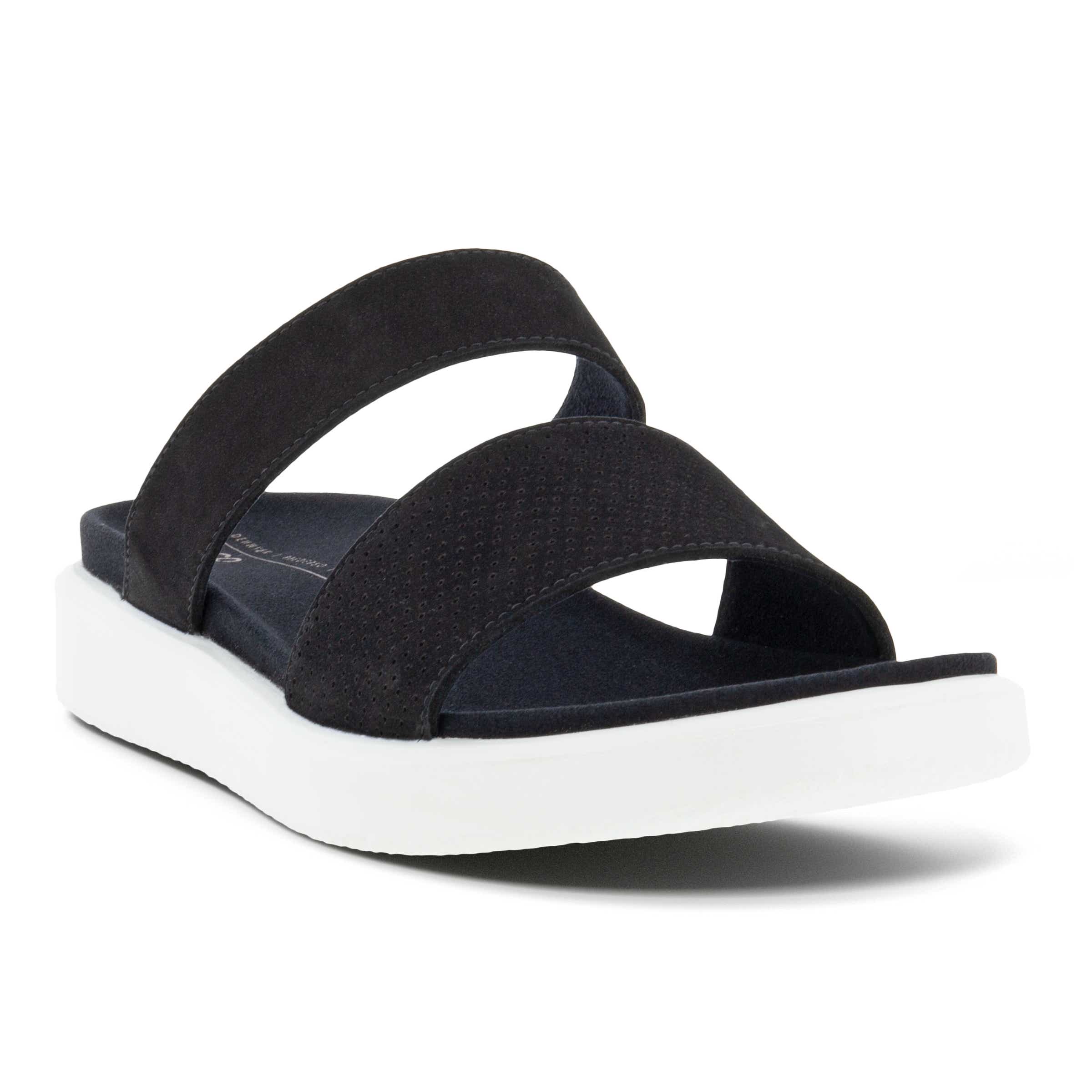 ECCO Yuma Slide Sandal - Black - Main
