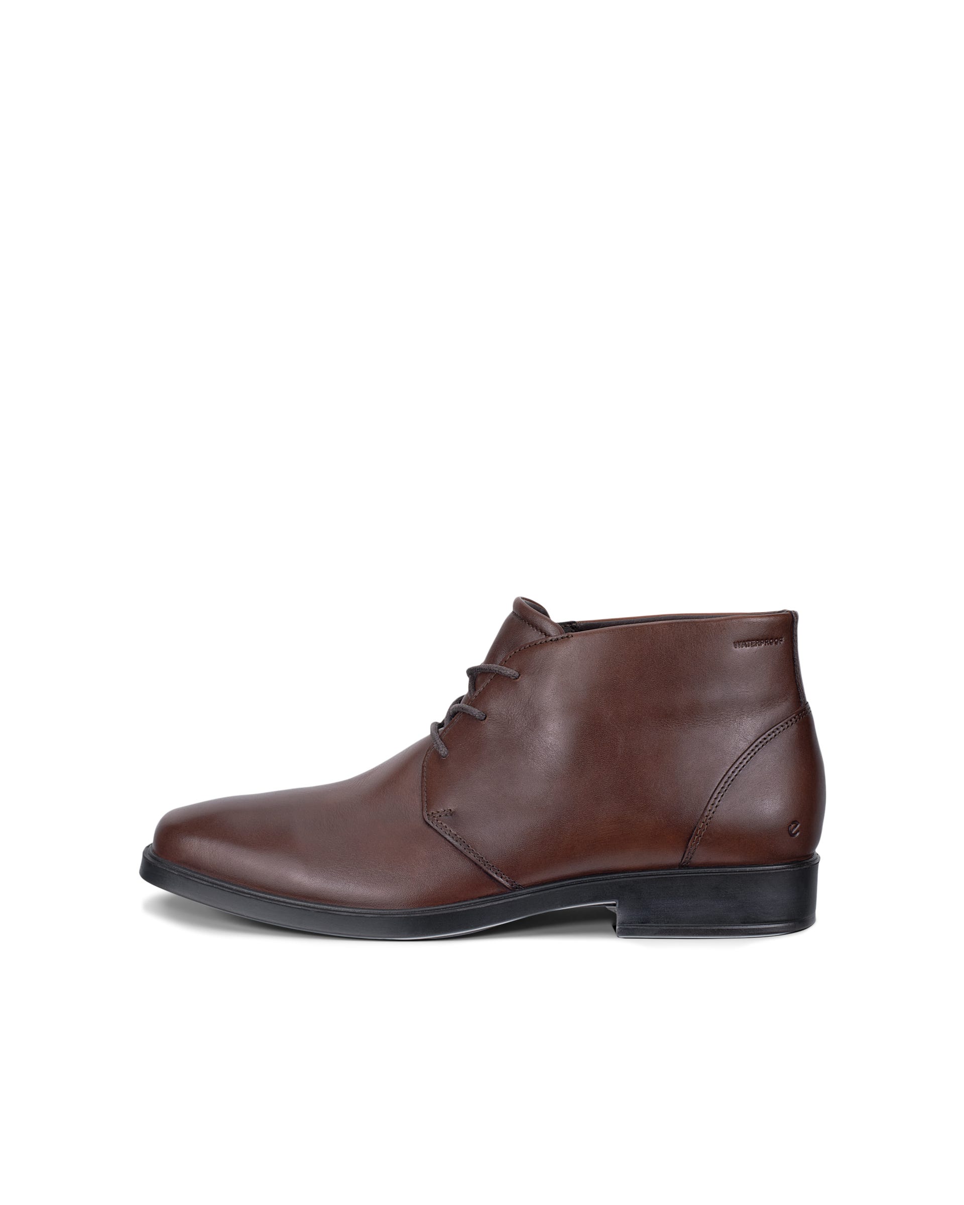 Men's ECCO® METROPOLE MILAN Leather Waterproof Lace-Up Boot - Brown - Outside