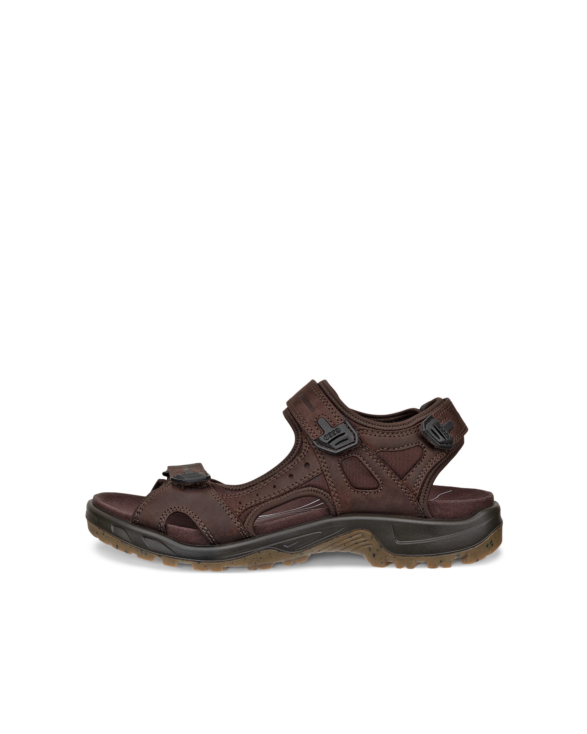 Męskie nubukowe sandały outdoor ECCO® OFFROAD - Brązowy - Outside