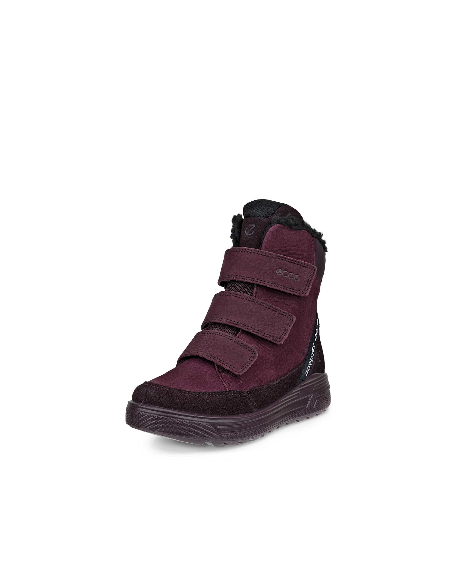 ECCO® Urban Snowboarder dječje zimske čizme od nubuka Gore-Tex - Purpurna - Main