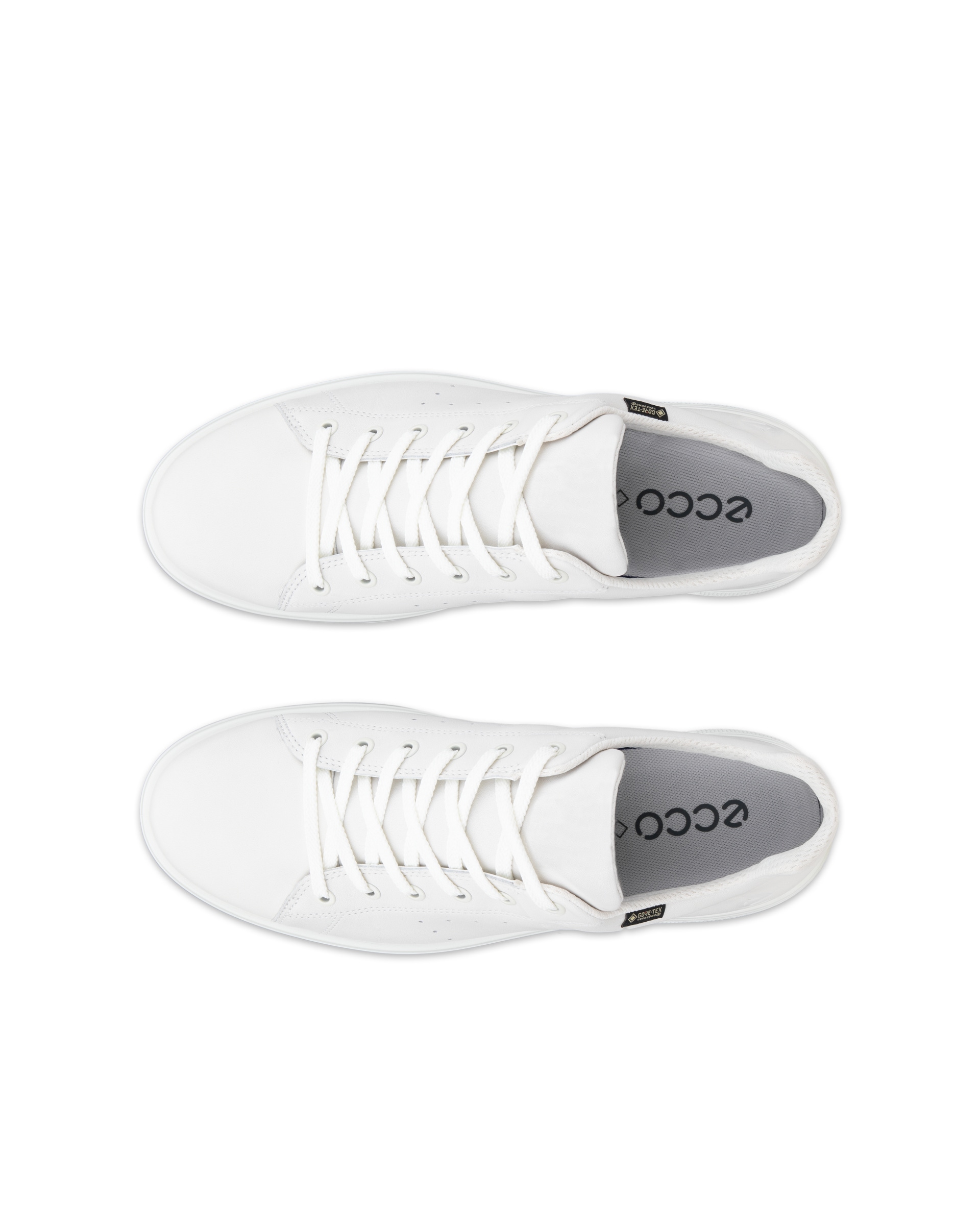 Pánské kožené Gore-Tex tenisky ECCO® Street 720 - Bílá - Top left pair