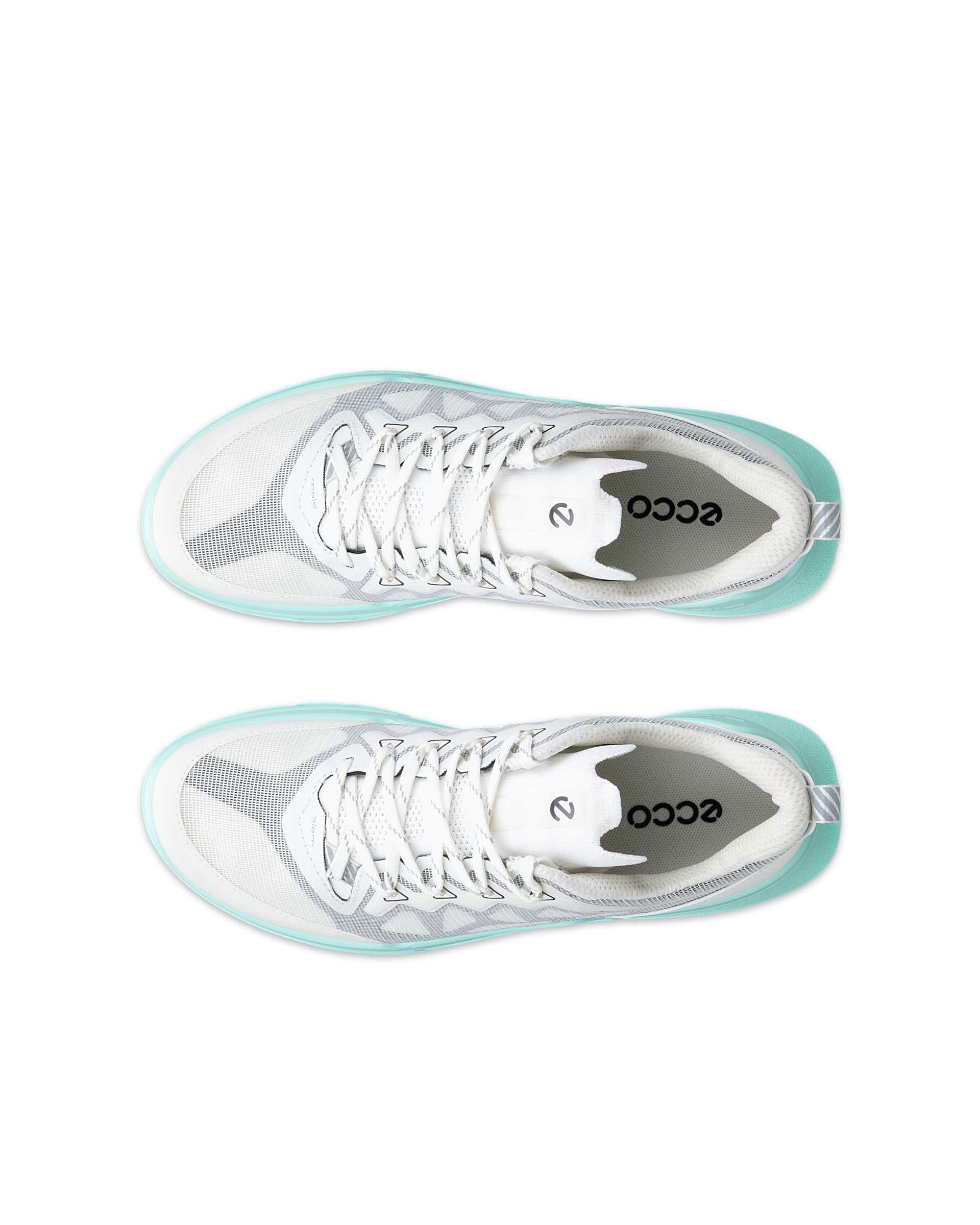 Women's ECCO® Biom 720 Textile Sneaker - White - Top left pair