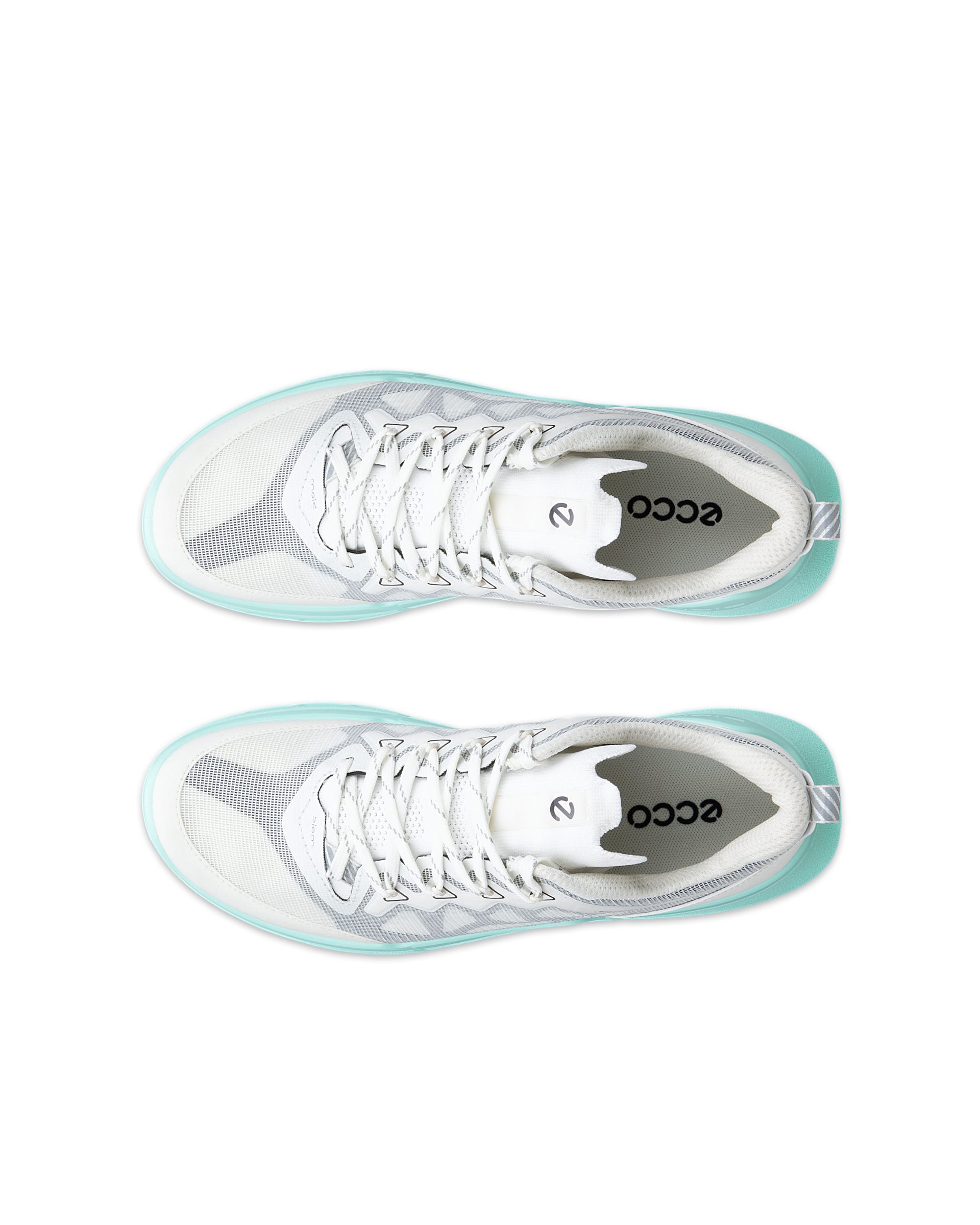 Women's ECCO® Biom 720 Textile Sneaker - White - Top left pair