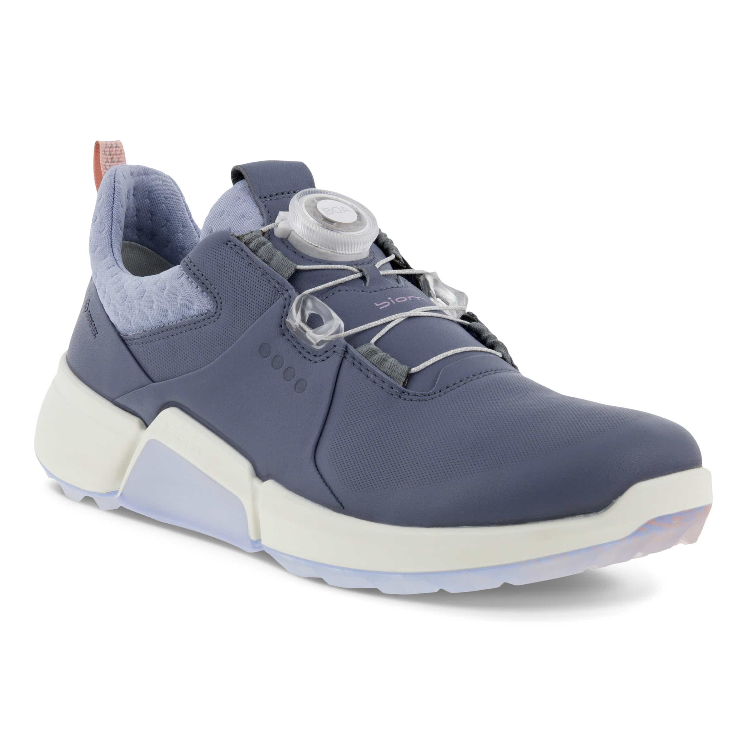 ECCO Golf BIOM H4 ウィメンズ レザーGore-Texゴルフシューズ | ブルー ECCO Golf BIOM H4 ウィメンズ レザーGore-Texゴルフシューズ | ブルー