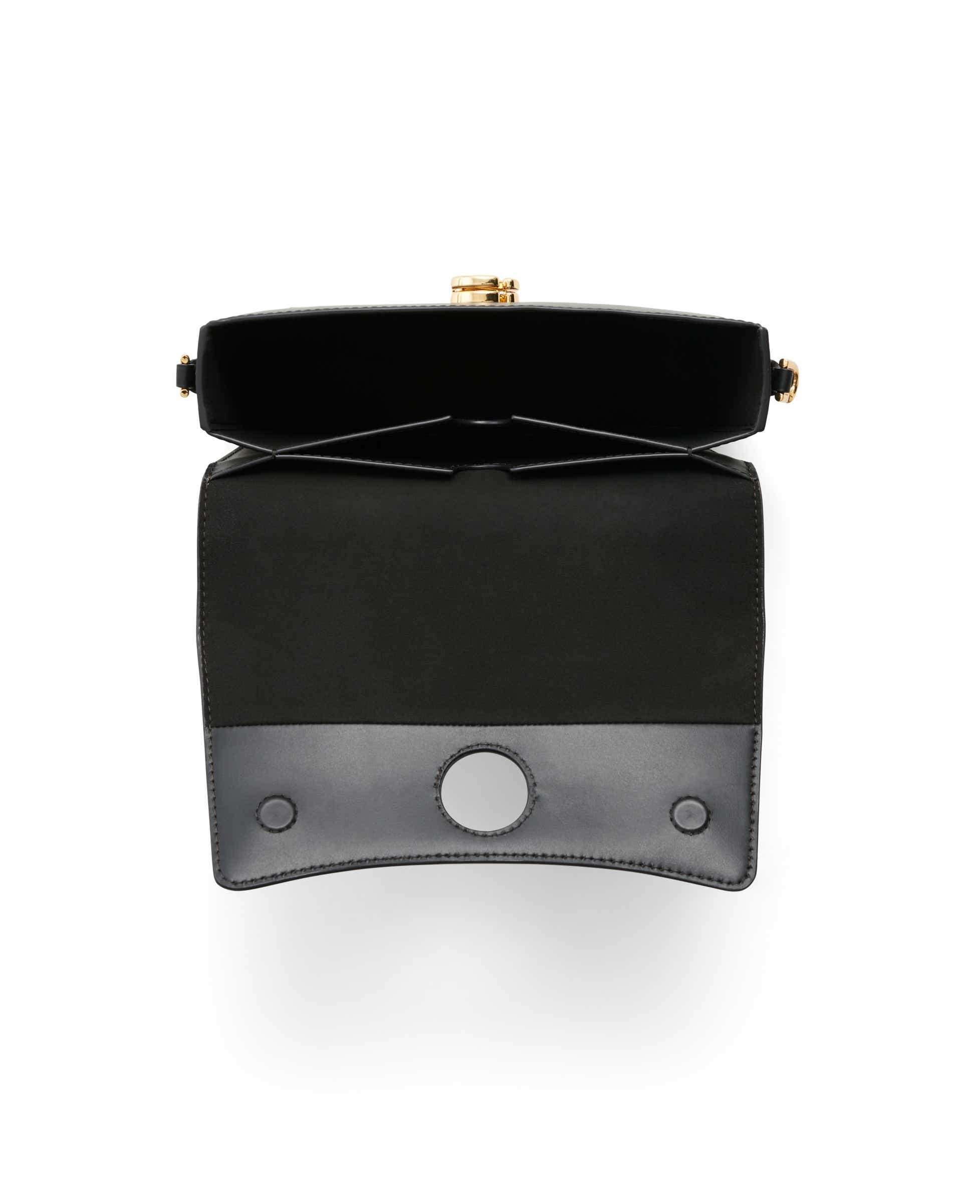 Skórzana torebka przez ramię ECCO® Pinch Bag - Czarny - Birdeye