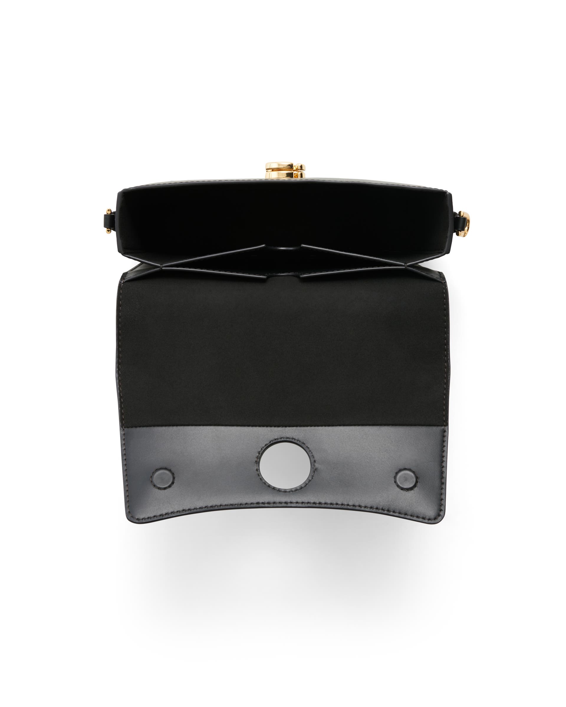 Skórzana torebka przez ramię ECCO® Pinch Bag - Czarny - Birdeye