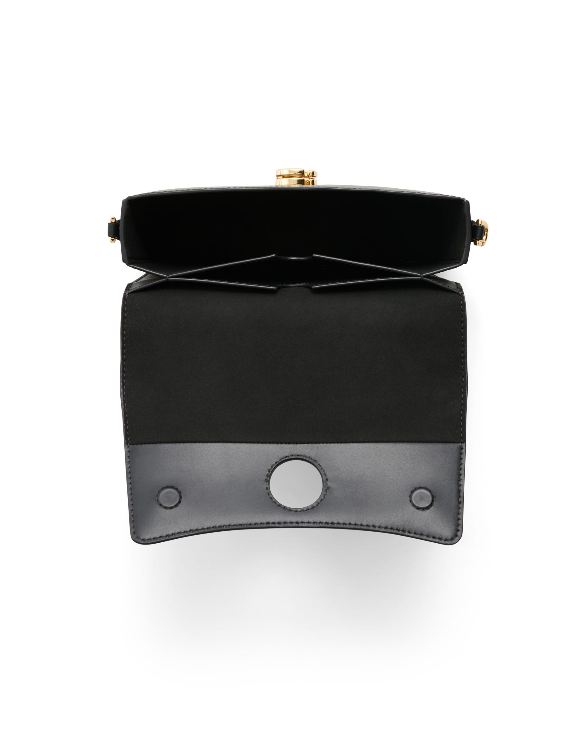 Skórzana torebka przez ramię ECCO® Pinch Bag - Czarny - Birdeye