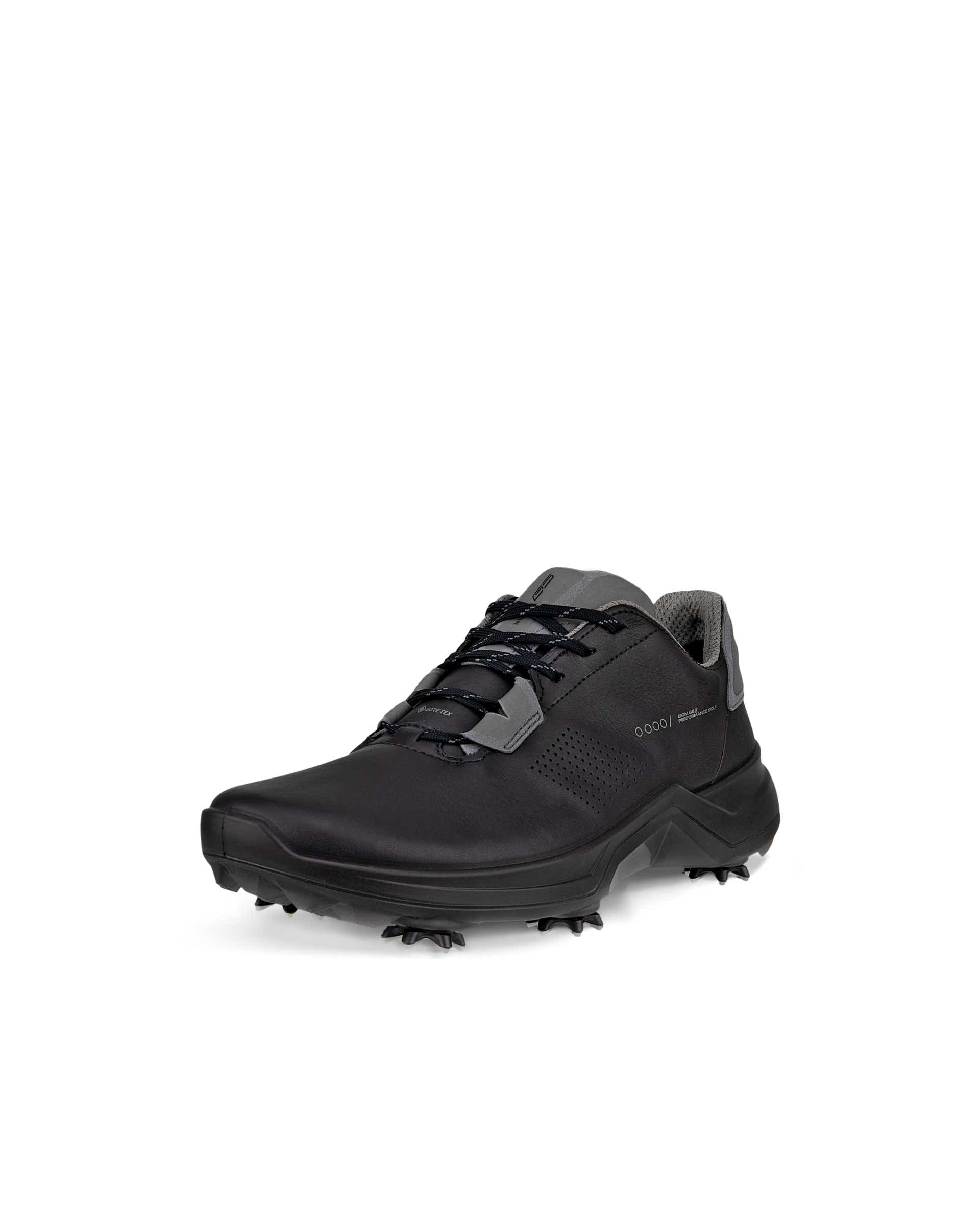 ECCO Golf BIOM G5 メンズ レザーGore-Texゴルフスパイク - ブラック - Main