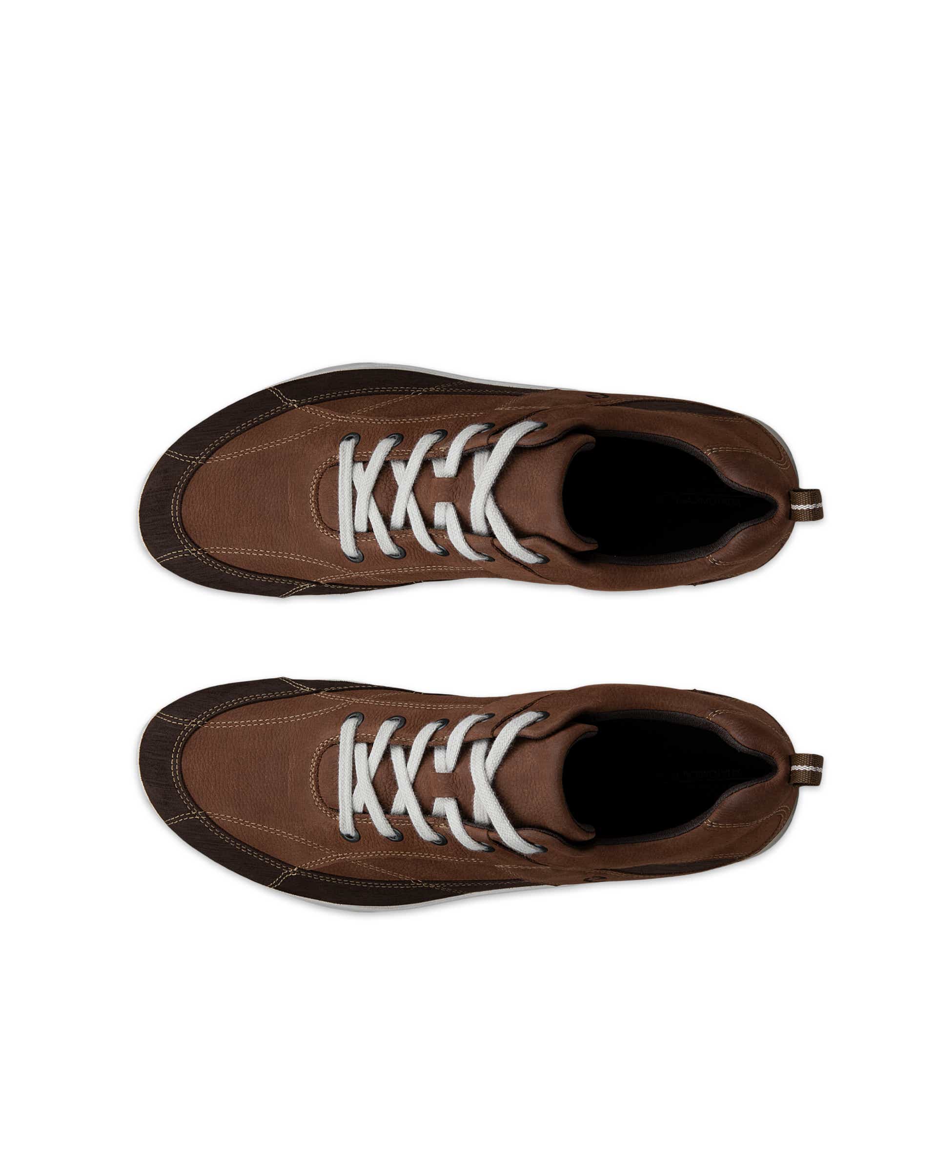 ECCO® EXCEED chaussures de marche en nubuck pour homme - Marron - Top left pair