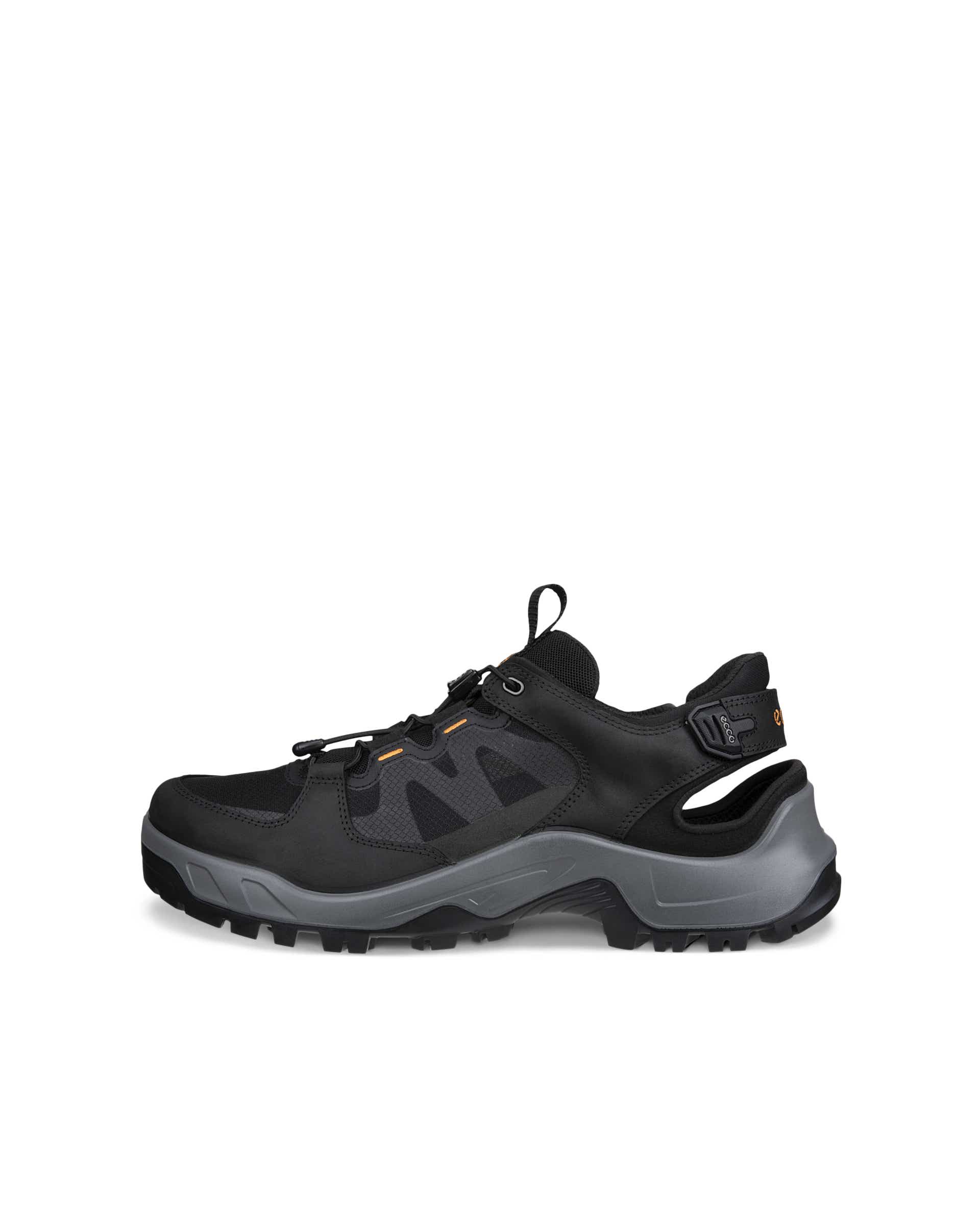 ECCO OFFROAD MEN メンズ レザーサンダル - ブラック - Outside