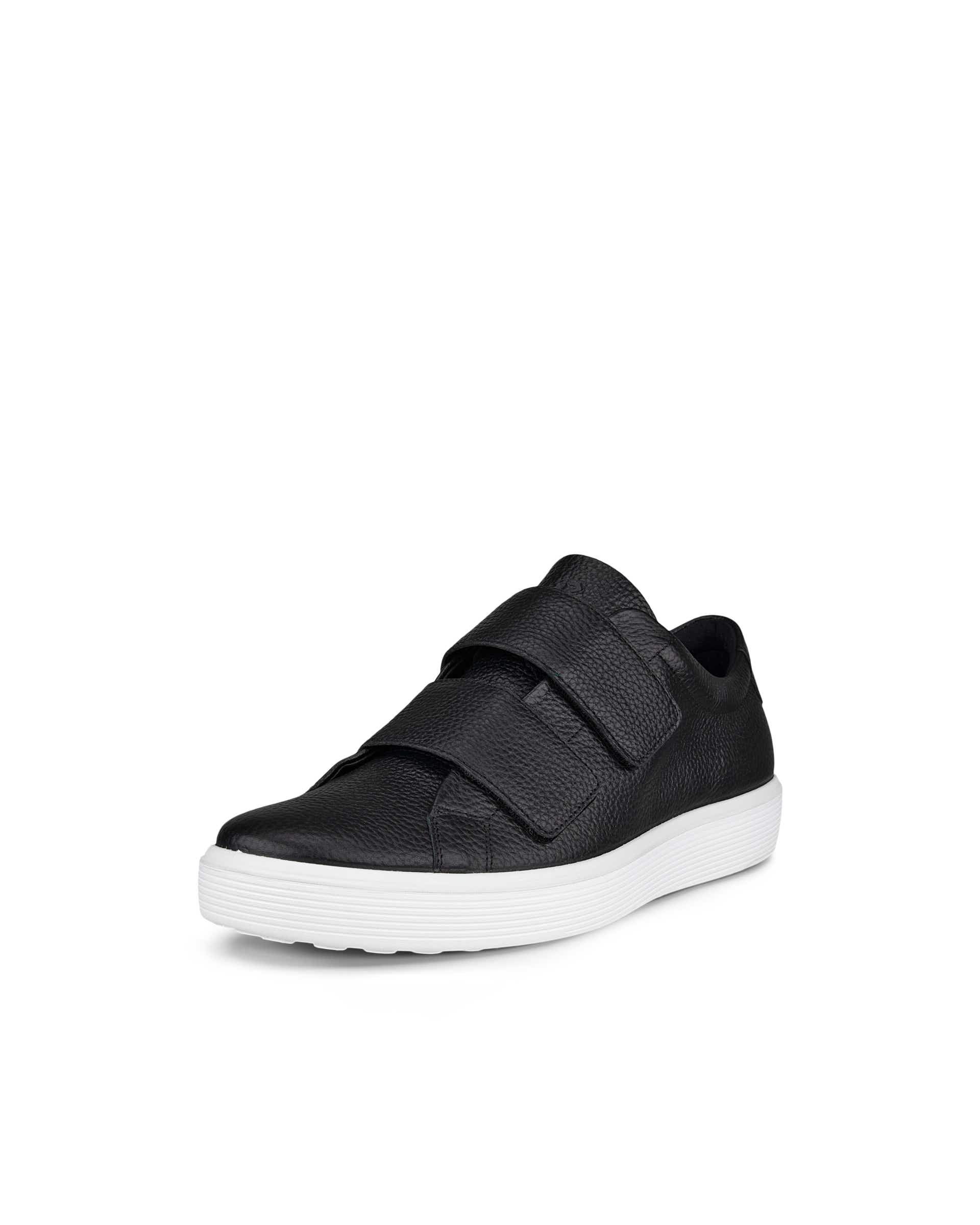 Men's ECCO® Soft 60 Leather Sneaker - Black - Main