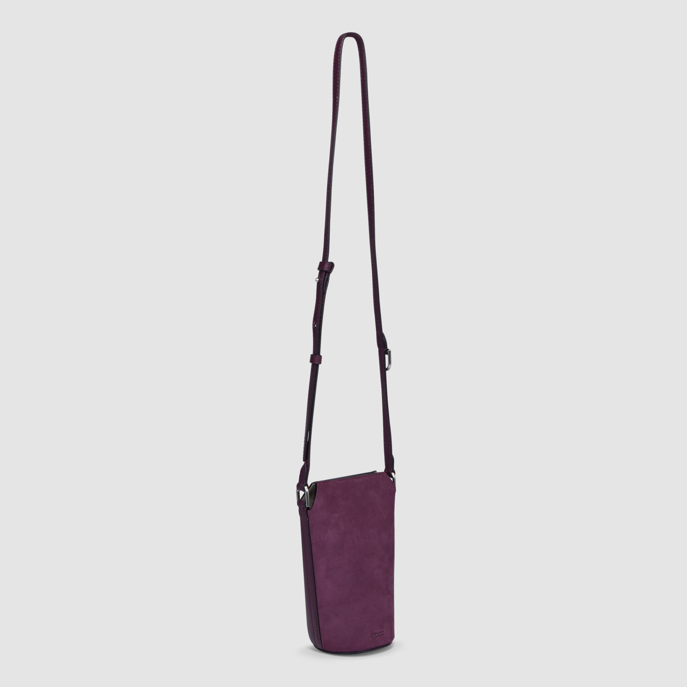 ECCO® Pot Hybrid Leather Crossbody Bag - Purple - Main
