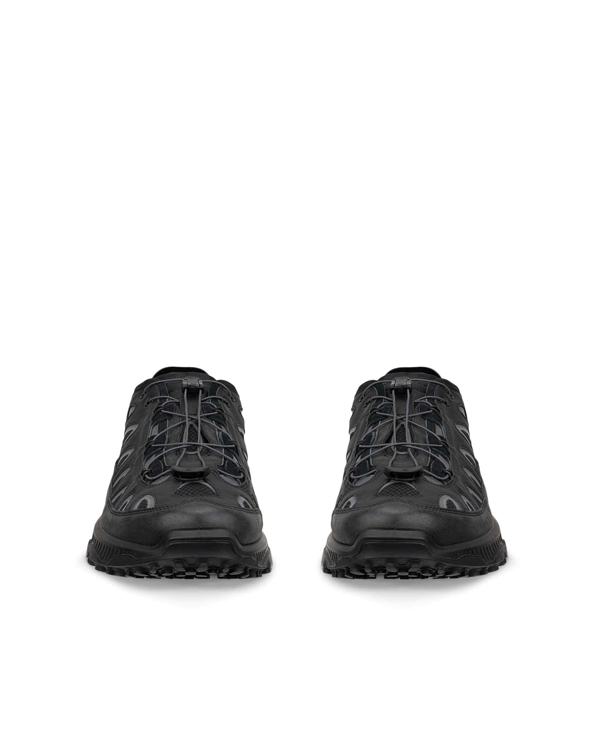 ECCO® RECEPTOR XP Traillöpningssko i skinn herr - Svart - Front pair