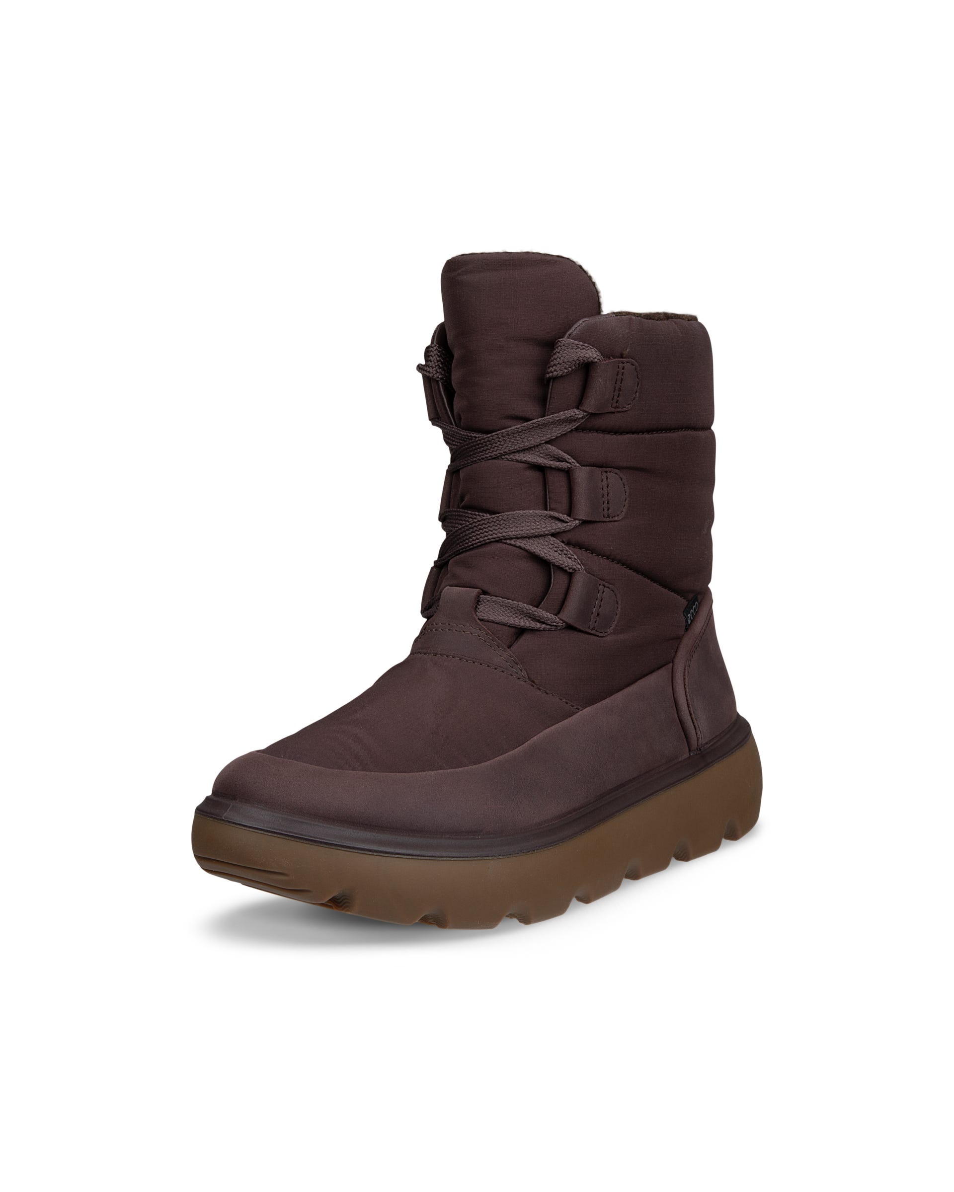 ECCO® GLACIA Vattentät vintersko i textil dam - Brun - Outside