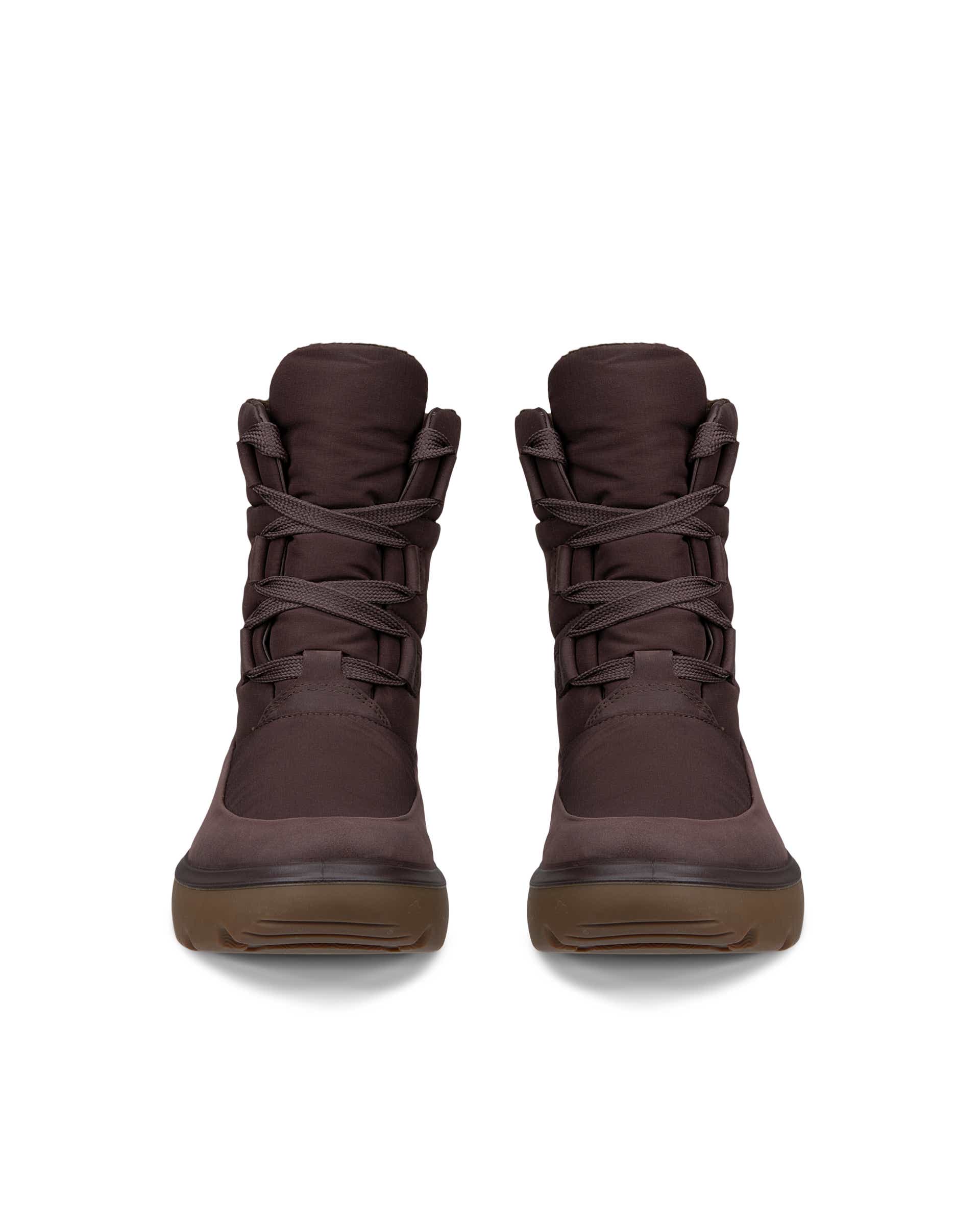 ECCO® GLACIA Vattentät vintersko i textil dam - Brun - Front pair