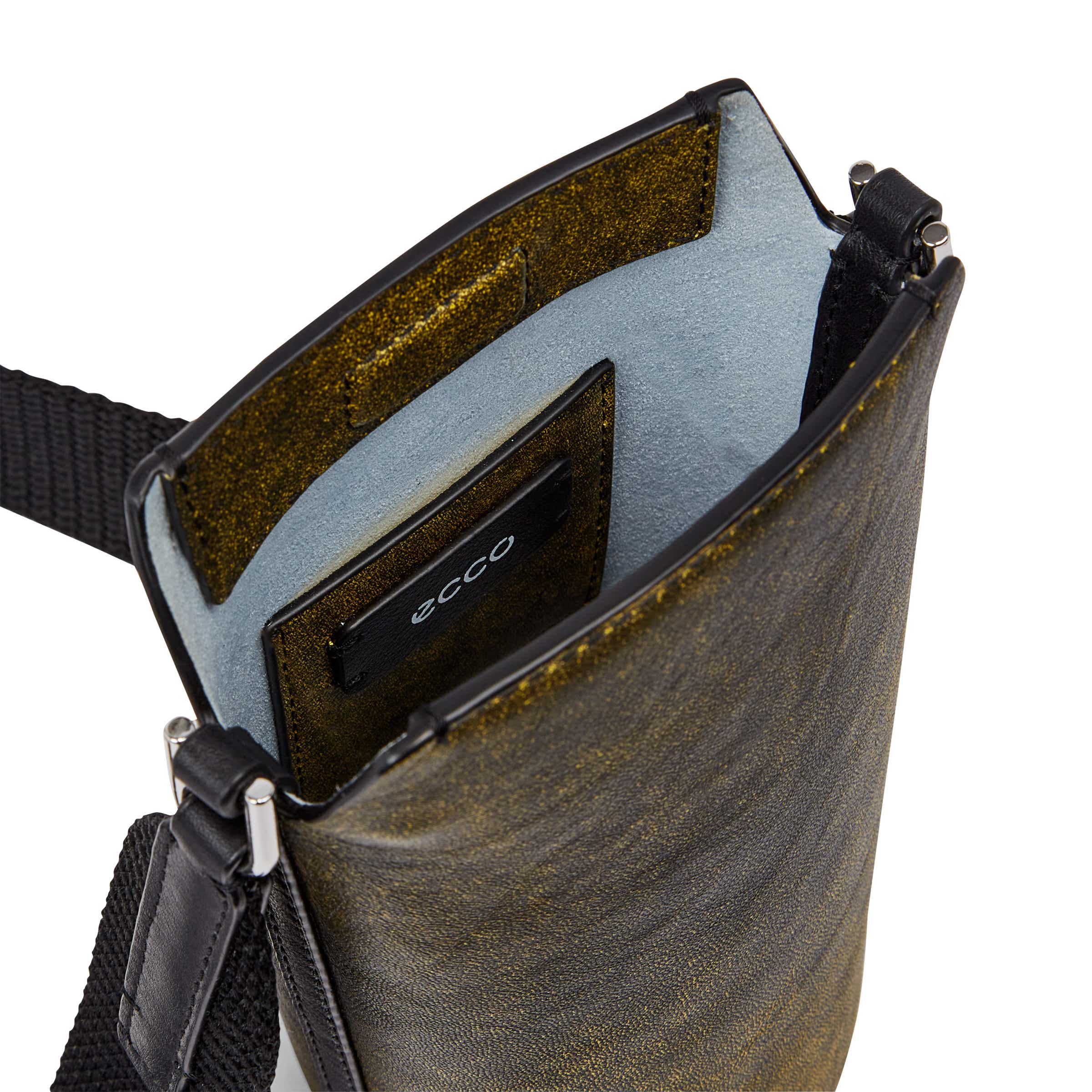 ECCO Pot Aged レザークロスボディバッグ - マルチカラー - Inside