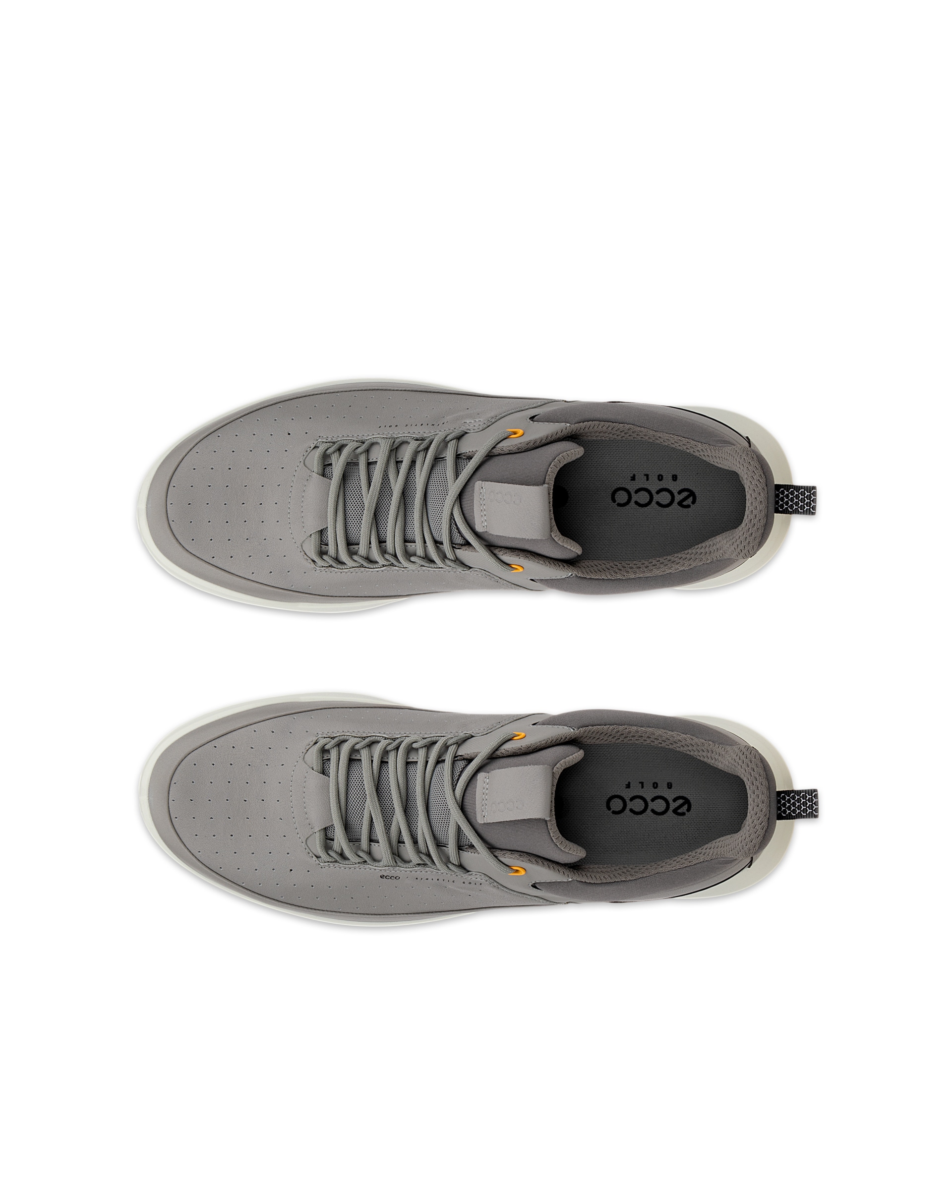 ECCO® Golf Core chaussure de golf en cuir pour homme - Gris - Top left pair