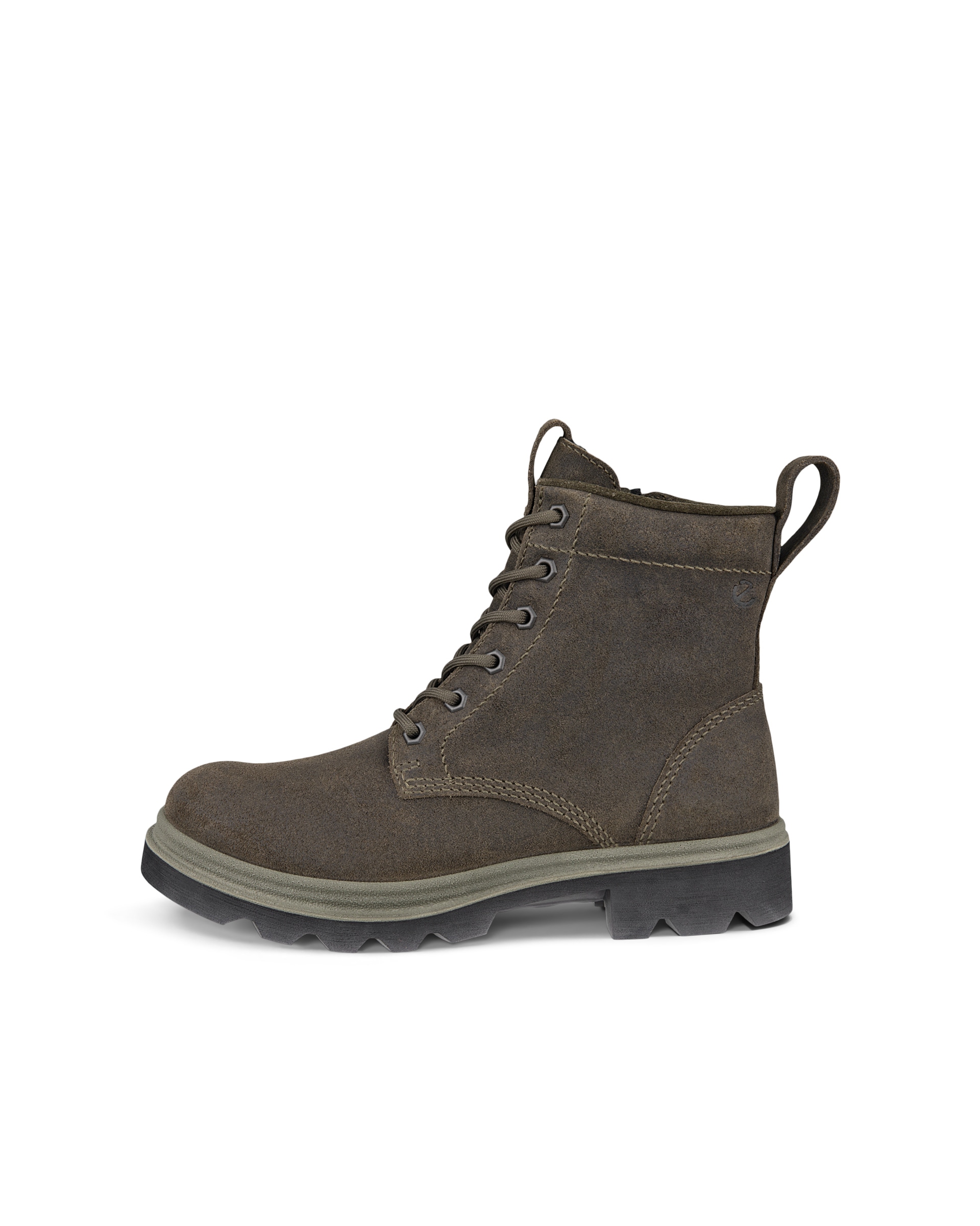 ECCO® Grainer Dames veterlaars - Groen - Outside
