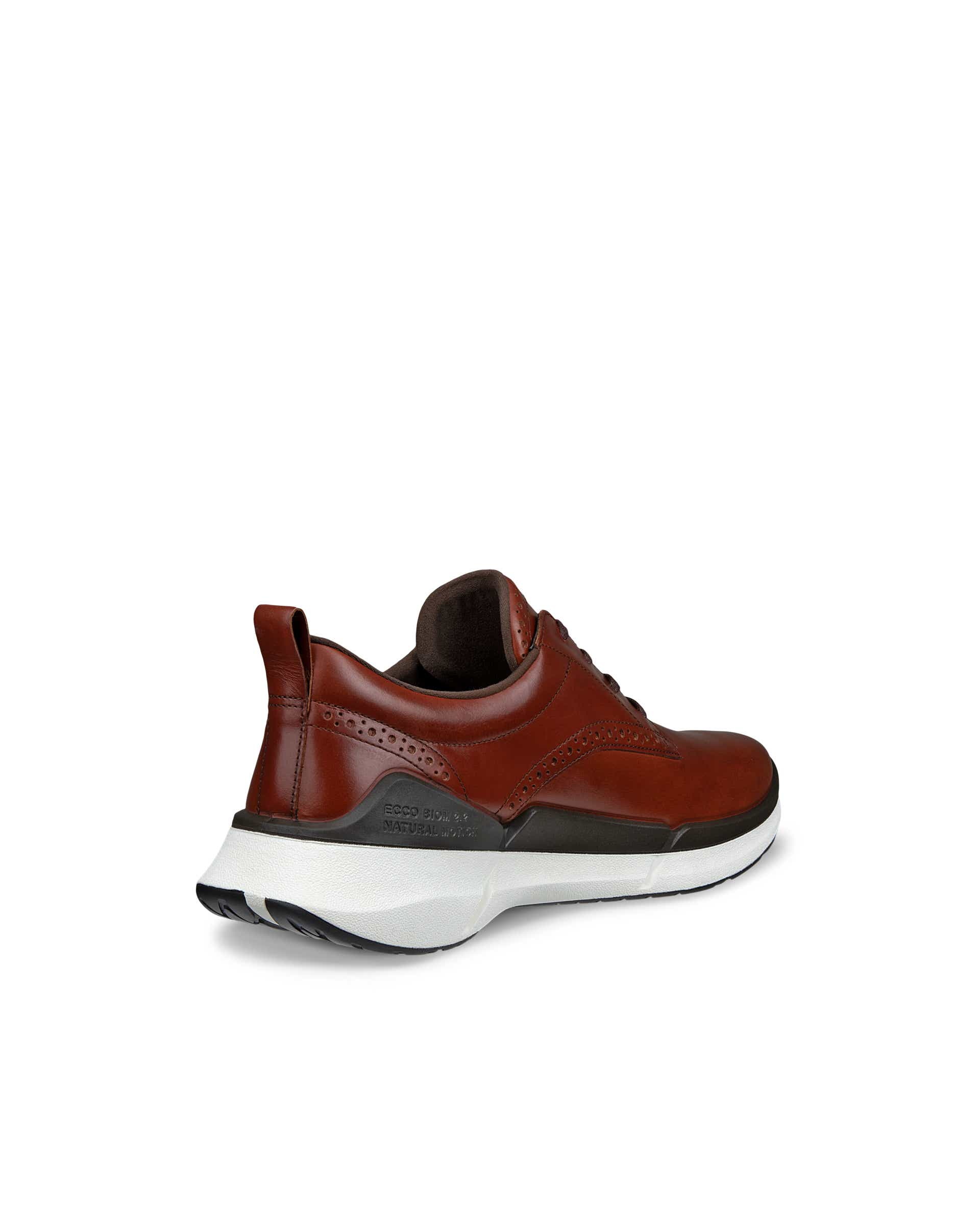 Men's ECCO® Biom 2.2 Hybrid Leather Sneaker - Brown - Back
